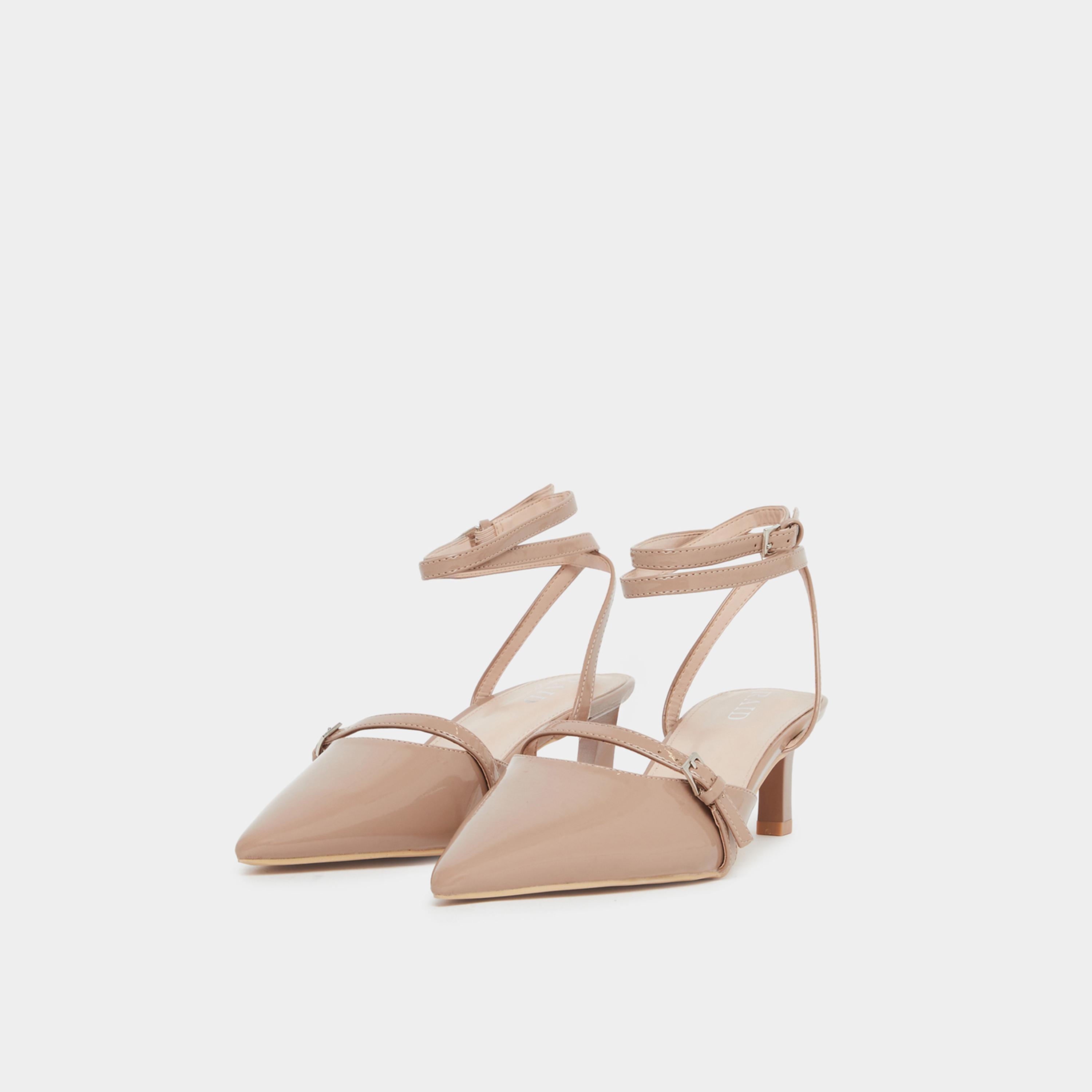 Raid Imara Buckled Strappy Kitten Heel Shoes-women-shoes-heels-image-1