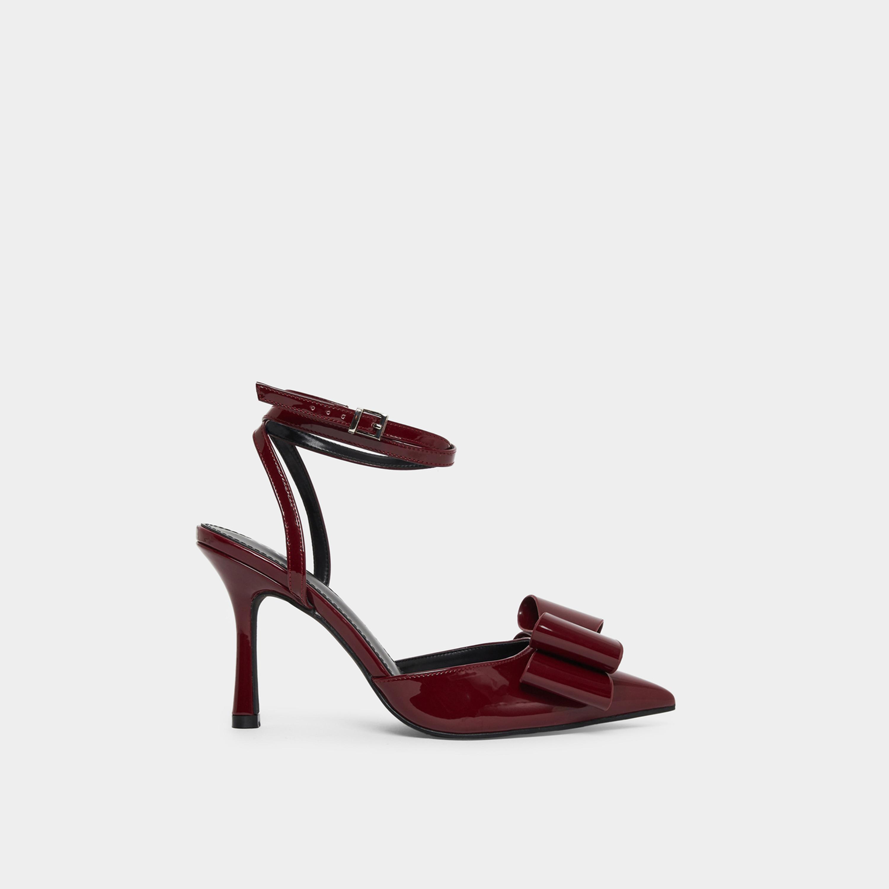 Raid Myrna Pointed Toe Shoes with Bow Detail-women-shoes-heels-image-2