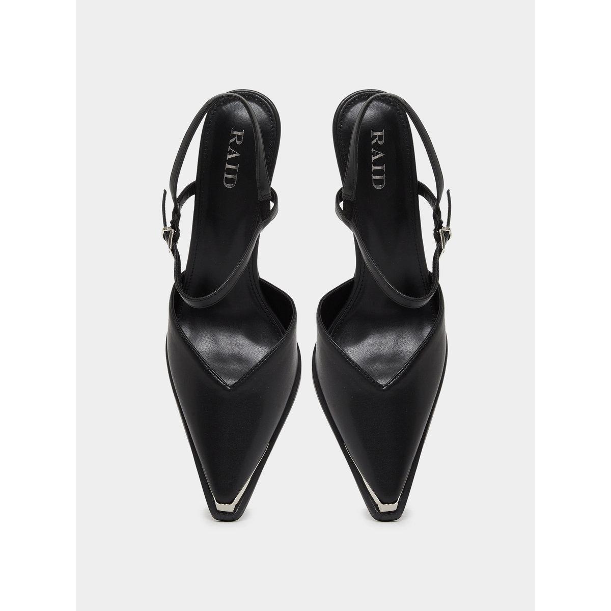 فستان طويل ضيق بلون ذهبي لامع-women-shoes-heels-image-5
