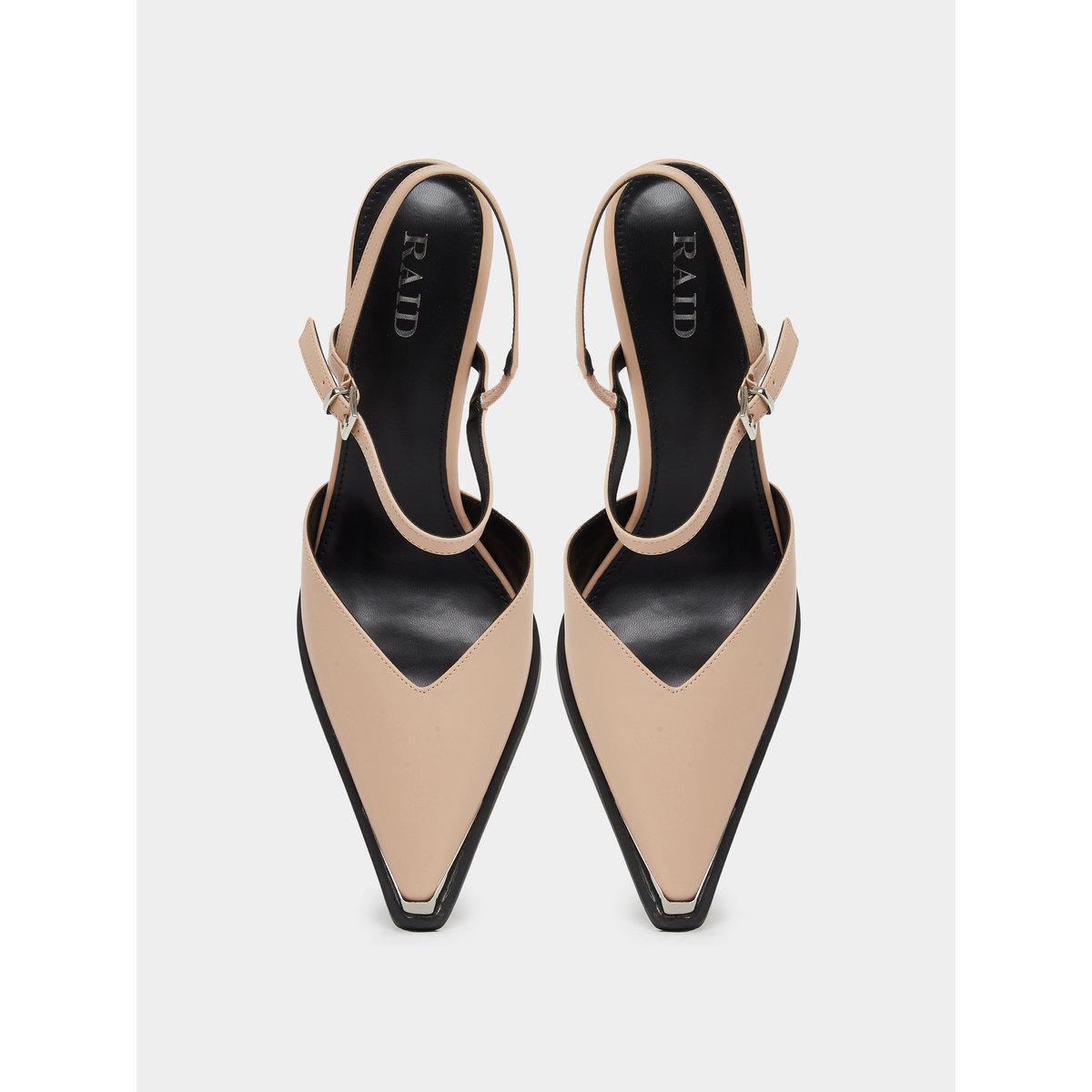 تنورة ميدي بحافة واسعة بخصر مطاطي بطبعة زهور-women-shoes-heels-image-5