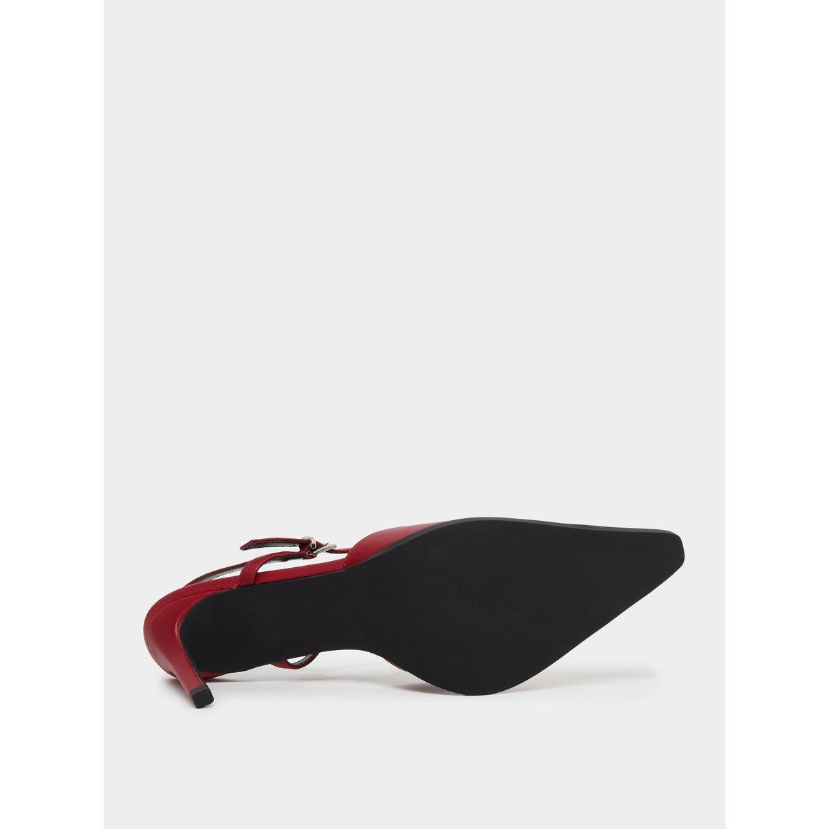 Raid Maliya Red Pointed Toe Shoes with Metal Trim-women-shoes-heels-image-6