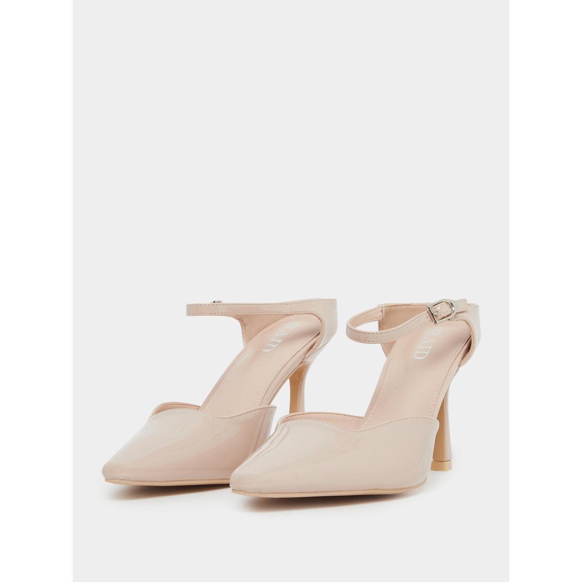 Raid Harler Nude Ankle Strap Pointed Toe Shoes-women-shoes-heels-image-2