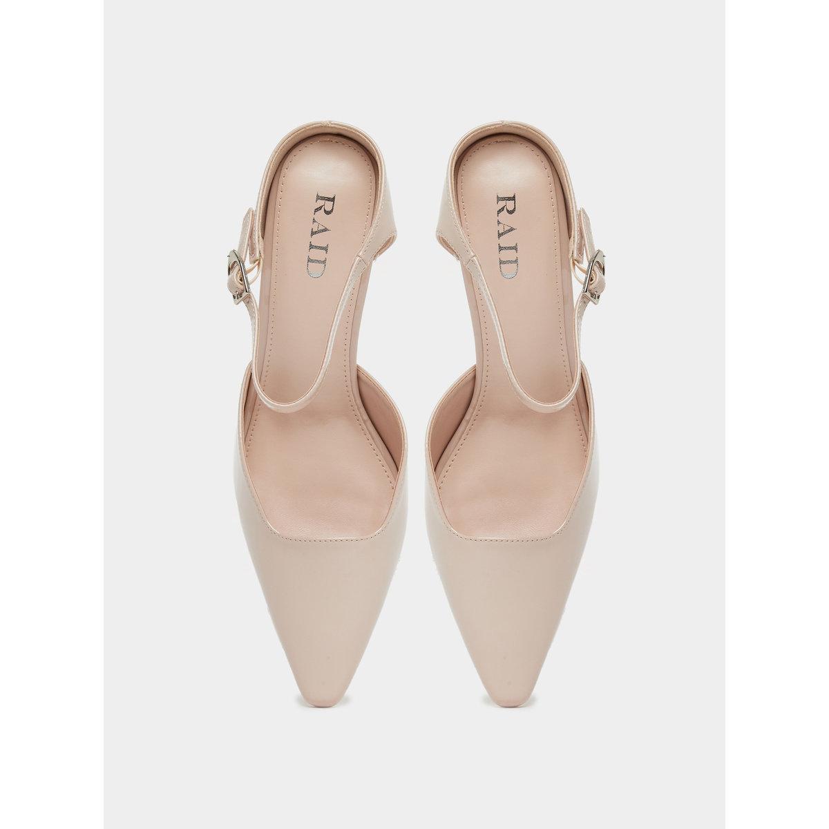 Raid Harler Nude Ankle Strap Pointed Toe Shoes-women-shoes-heels-image-5