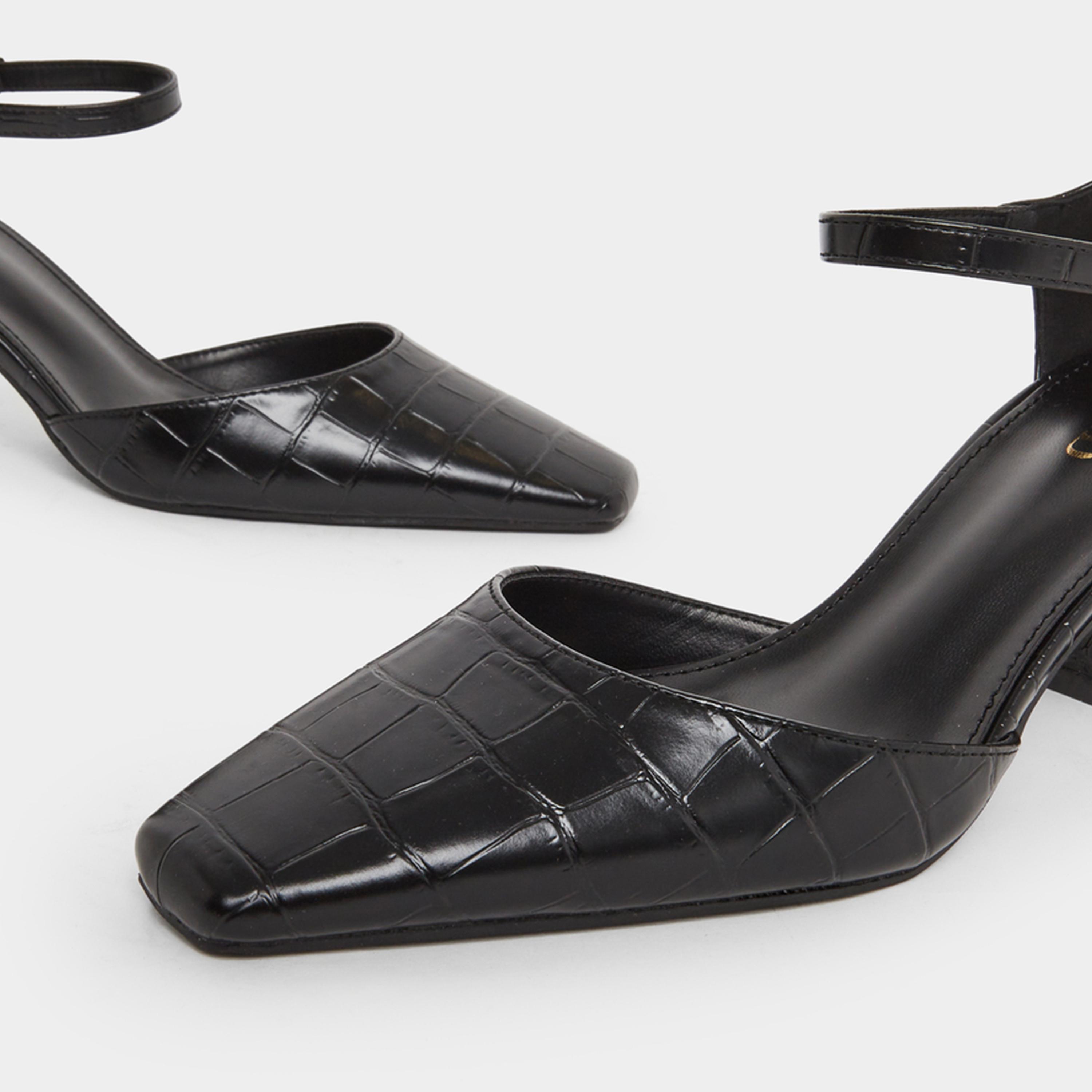 Raid Lydia Textured Block Heel Shoes-women-shoes-heels-image-4