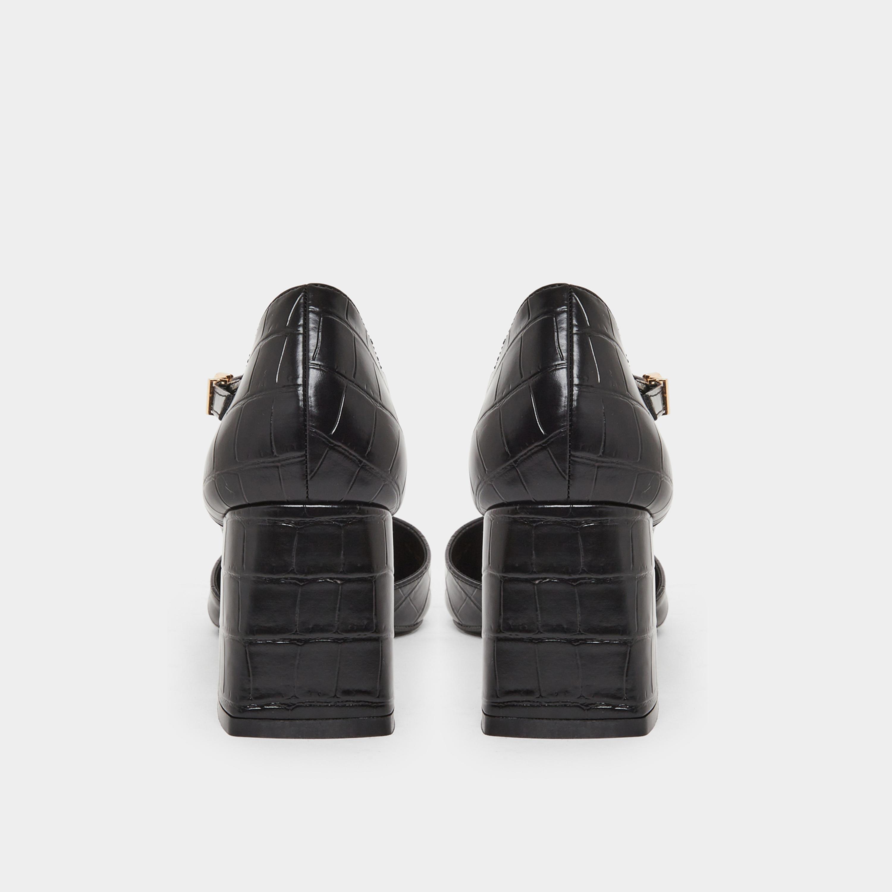 Raid Lydia Textured Block Heel Shoes-women-shoes-heels-image-5