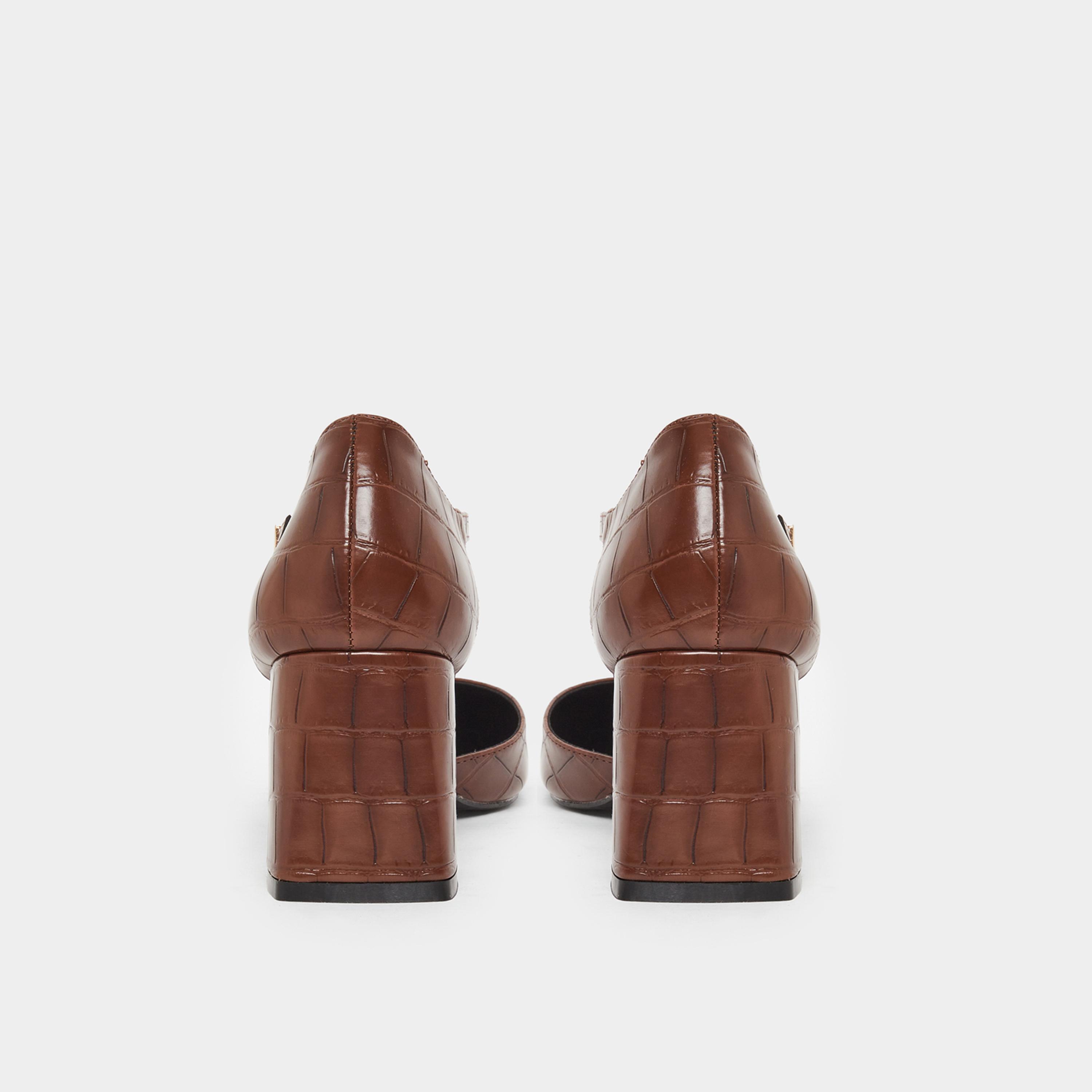 Raid Lydia Textured Block Heel Shoes-women-shoes-heels-image-5