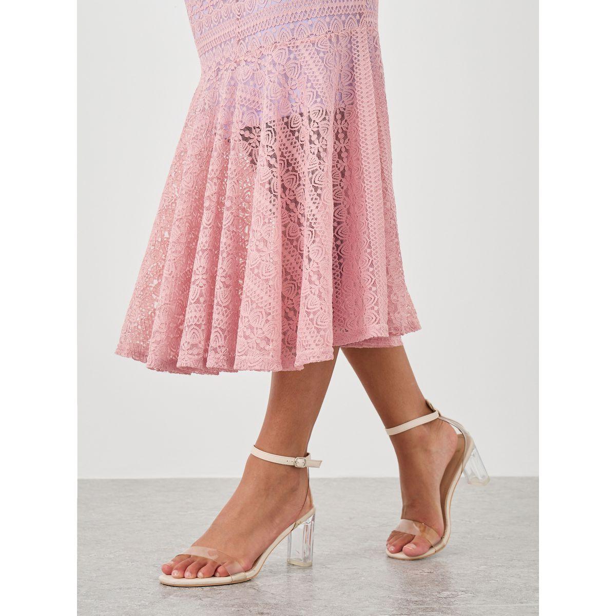 فستان ميدي بحافة حورية البحر وتفاصيل مُطرزة-women-clothing-dresses-image-5