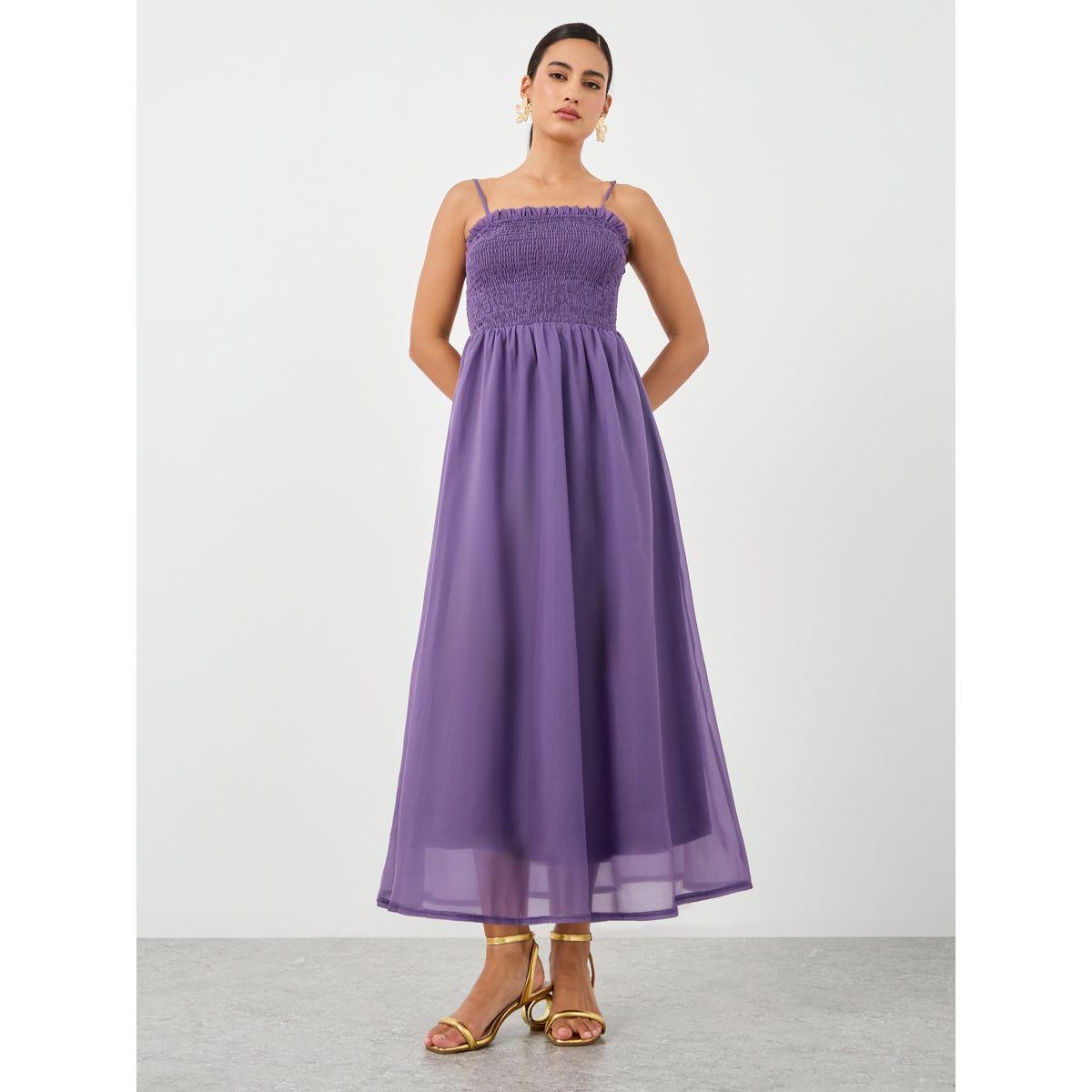 مجموعة من فستان بتفاصيل مزمومة مع كيمونو بدانتيل-women-clothing-coordsets-image-5