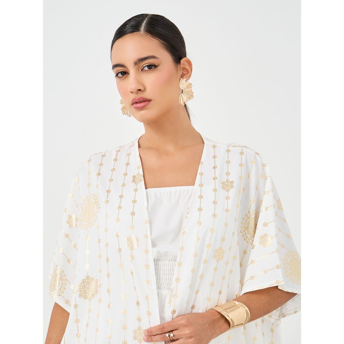 Styli Floral Print Open Front Kimono with Midi Dress Set-women-clothing-coordsets-image-4