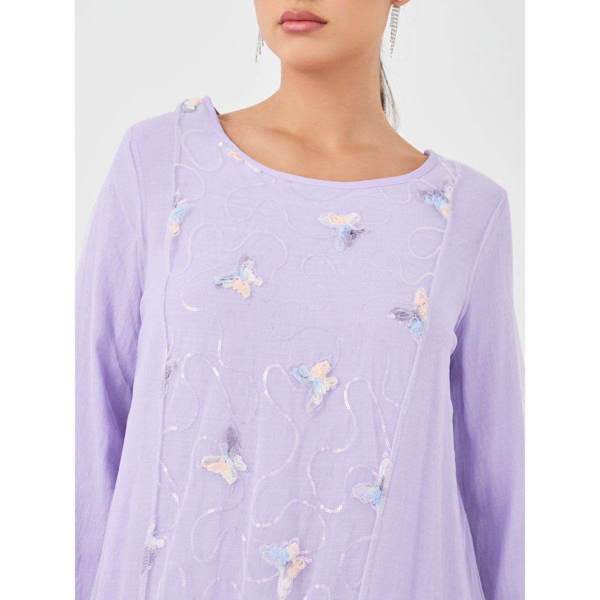 فستان طويل بتفاصيل فراشات مُطرزة-women-clothing-dresses-image-4