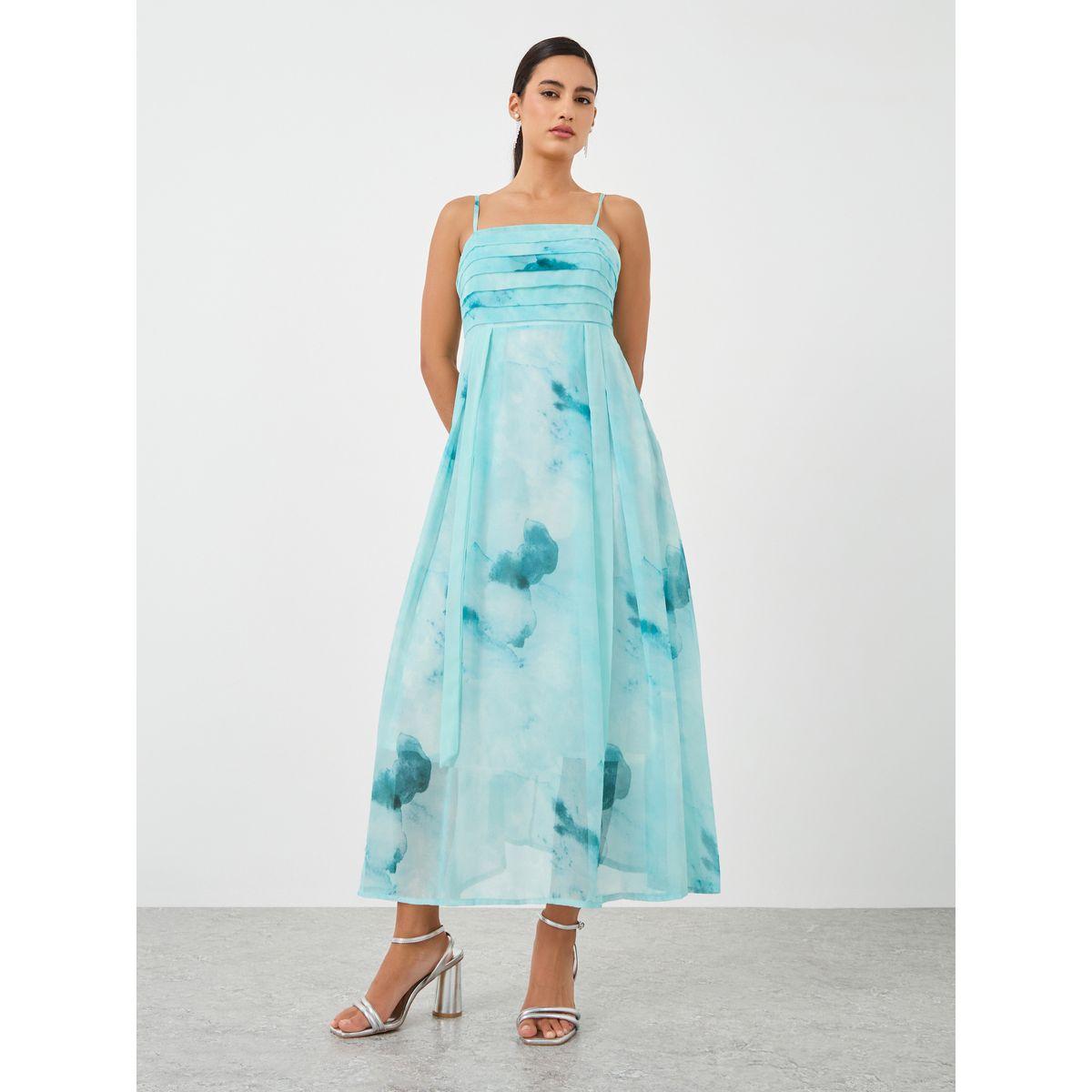 Styli Dye Print Open Front Tassel Detail Kimono with Midi Dress Set-women-clothing-coordsets-image-4