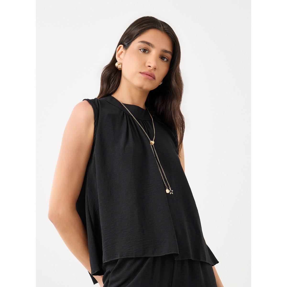 طقم منسق من بنطال وبلوزة بدون أكمام-women-clothing-coordsets-image-3