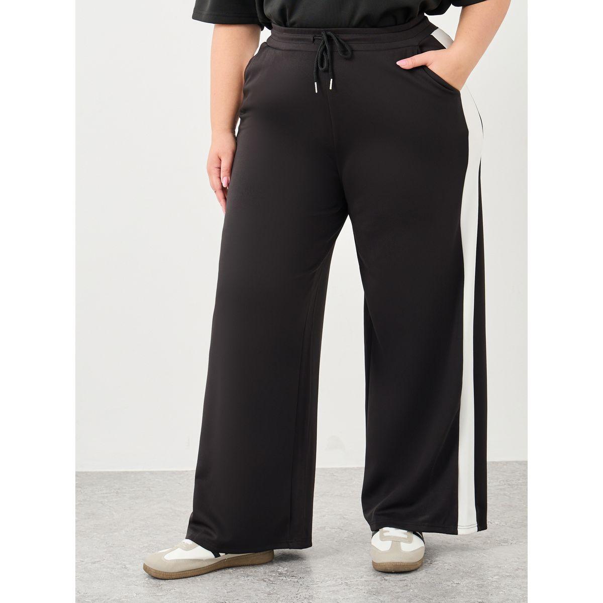 جوغر بمقاس كبير وقصة أرجل واسعة-women-clothing-bottoms-joggers-image-2