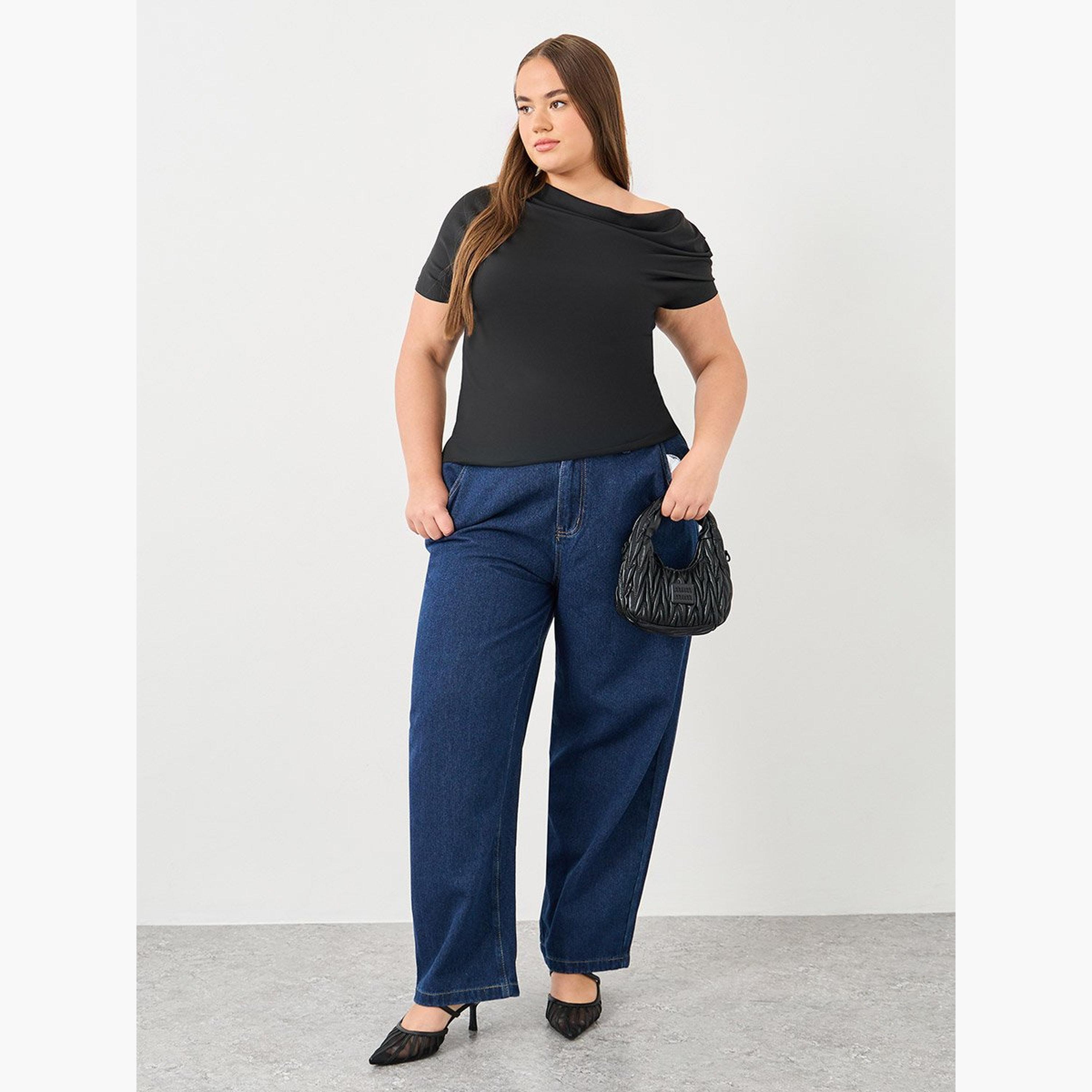 Styli Plus Barrel Fit Jeans-women-clothing-bottoms-jeans-image-2