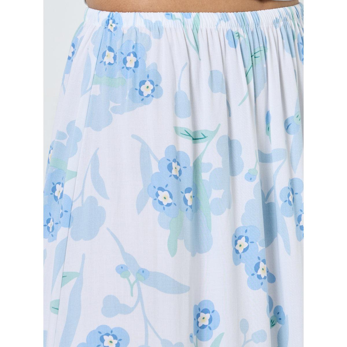 Styli Floral Printed Viscose A-Line Midi Skirt-women-clothing-bottoms-skirts-image-3