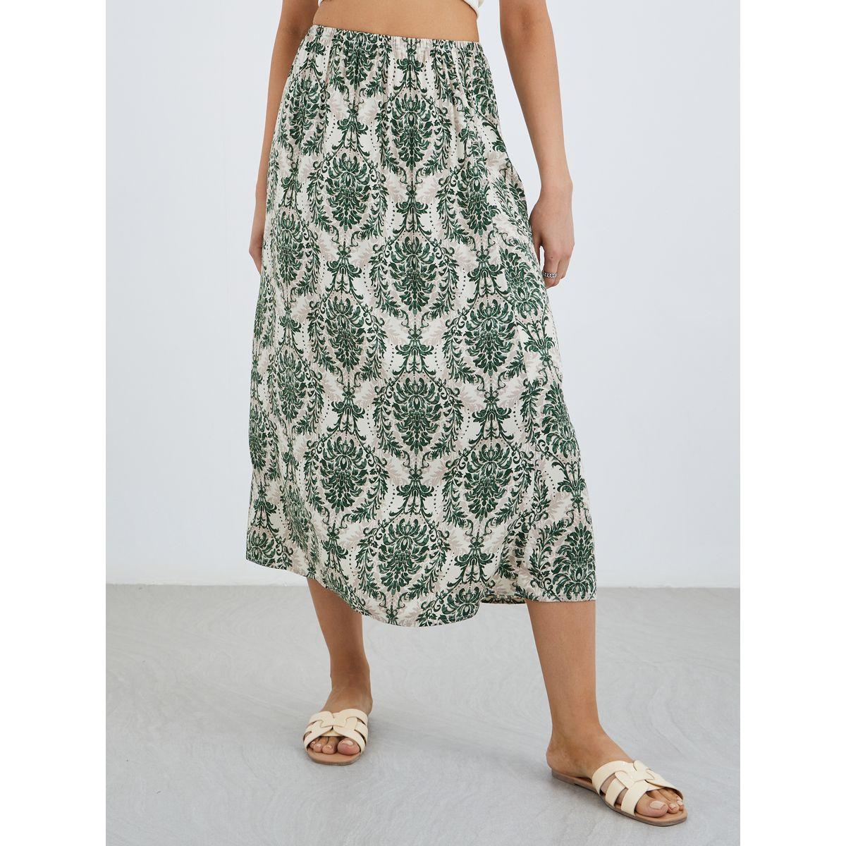 Styli All-Over Printed Viscose Midi Skirt-women-clothing-bottoms-skirts-image-2