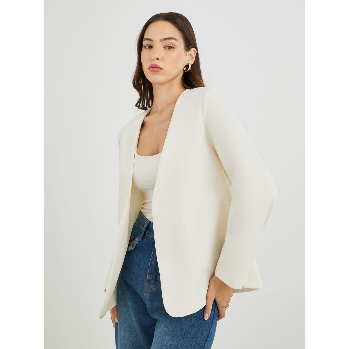 بليزر سادة مفتوح من الأمام-women-clothing-coatsandjackets-blazers-image-3