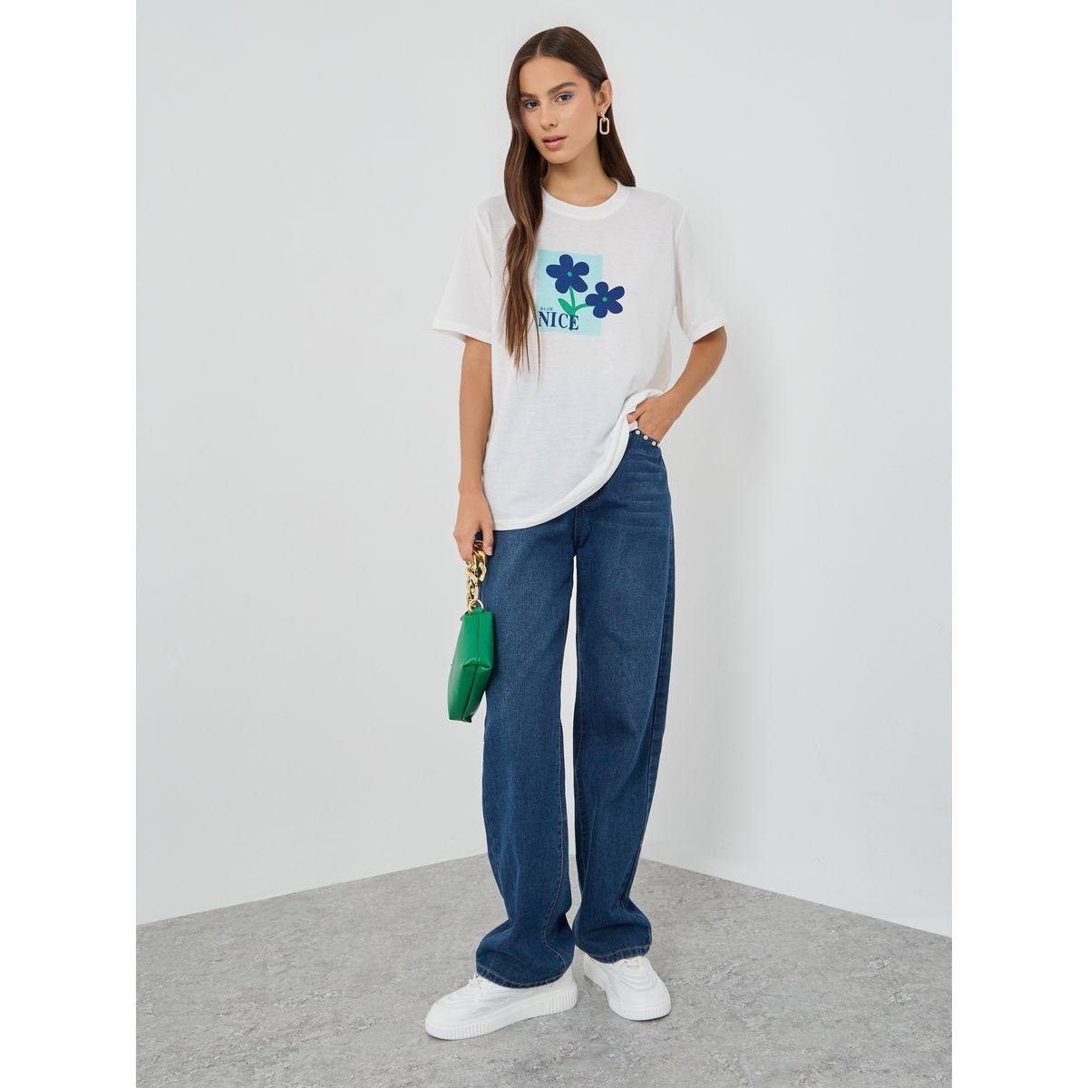 Styli Graphic Printed Regular Fit T-Shirt-women-clothing-tshirts-image-2