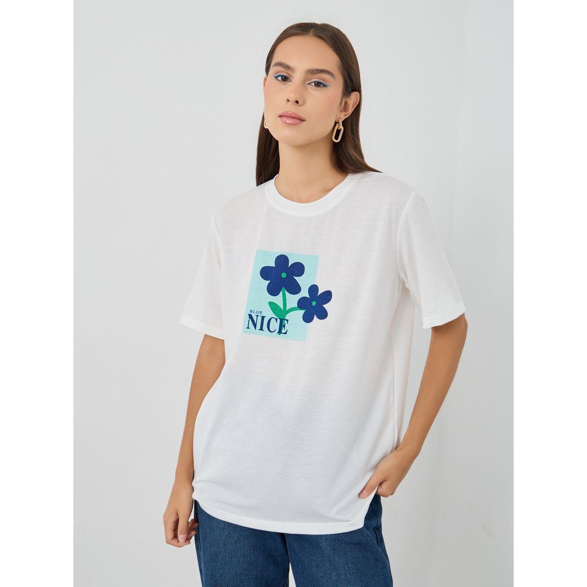 Styli Graphic Printed Regular Fit T-Shirt-women-clothing-tshirts-image-3
