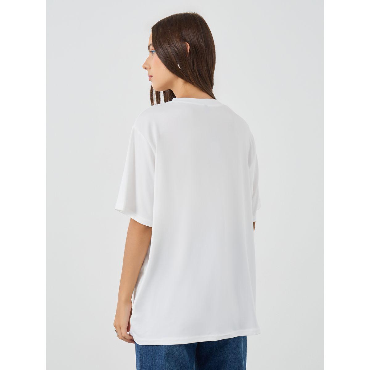 تيشيرت فضفاض بطبعة كتابة-women-clothing-tshirts-image-1