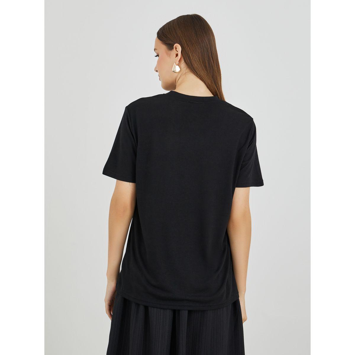 Styli Embroidery Detail Oversized T-Shirt-women-clothing-tshirts-image-4