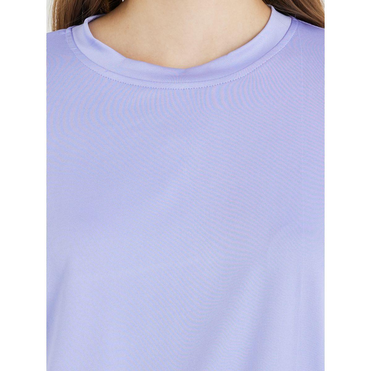 تيشيرت سادة فضفاض بياقة دائرية-women-clothing-tshirts-image-2