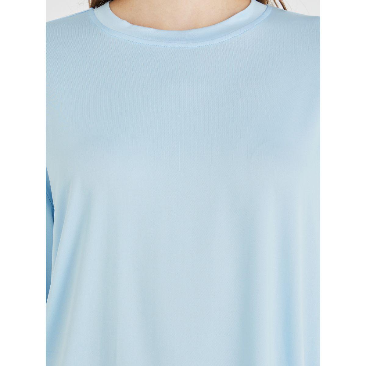 Styli Solid Oversized Round Neck T-Shirt-women-clothing-tshirts-image-3