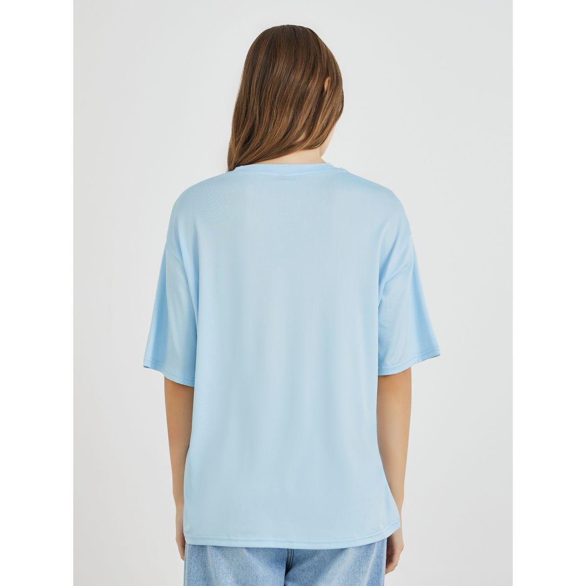 Styli Solid Oversized Round Neck T-Shirt-women-clothing-tshirts-image-4