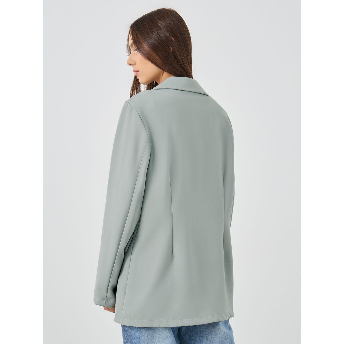 بليزر سادة بياقة بشق مع جيوب-women-clothing-coatsandjackets-blazers-image-1
