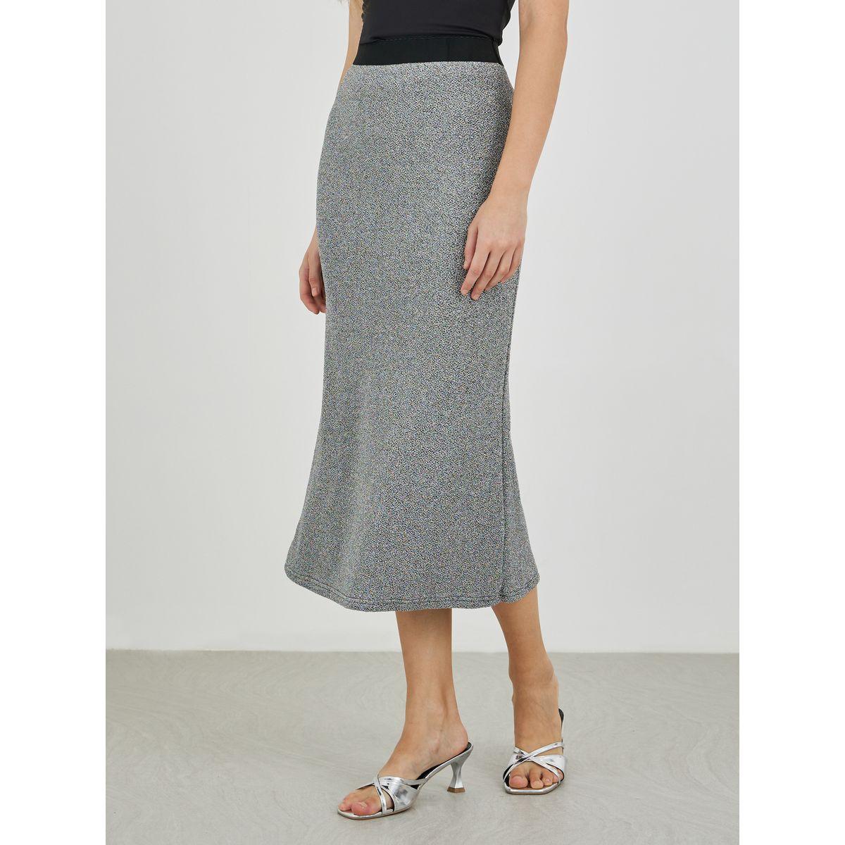 تنورة ميدي ضيقة بخصر مطاطي-women-clothing-bottoms-skirts-image-2