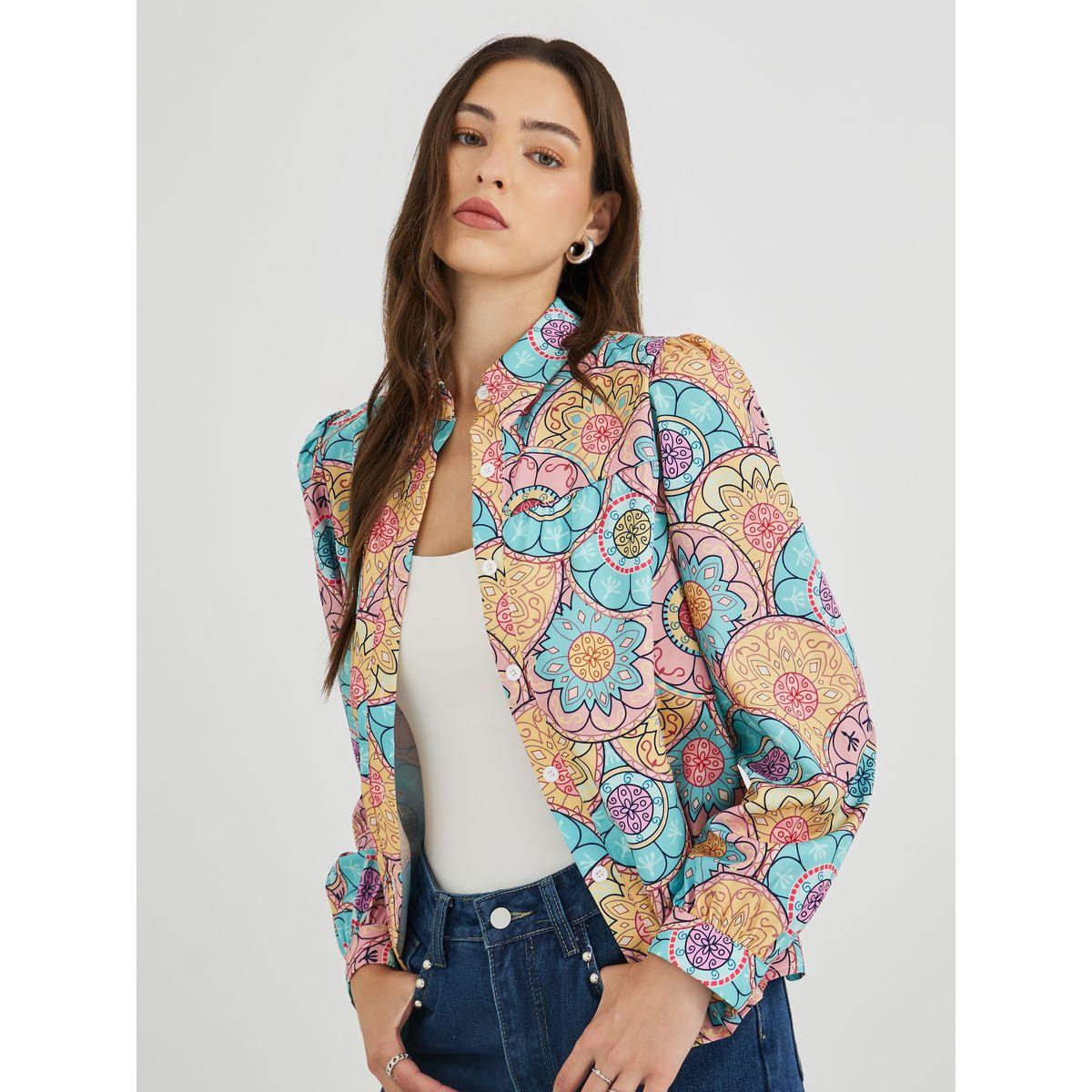 Styli All-Over Print Buttoned Shirt-women-clothing-shirtsandblouses-shirts-image-3