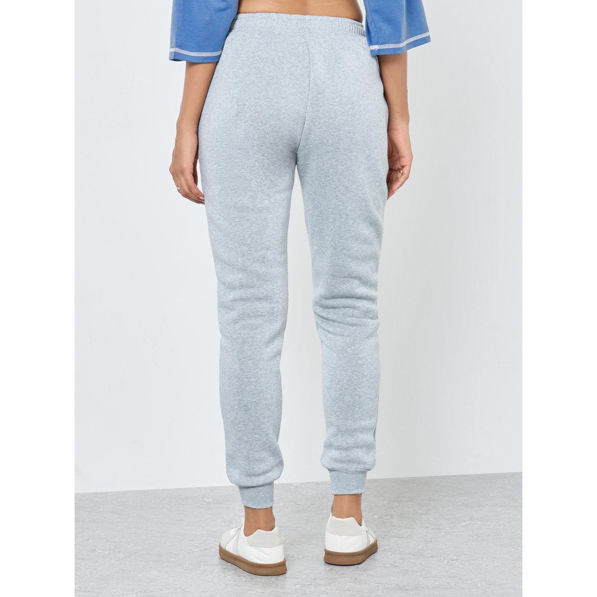 Styli Grey Relaxed Fit Joggers-women-clothing-bottoms-joggers-image-4