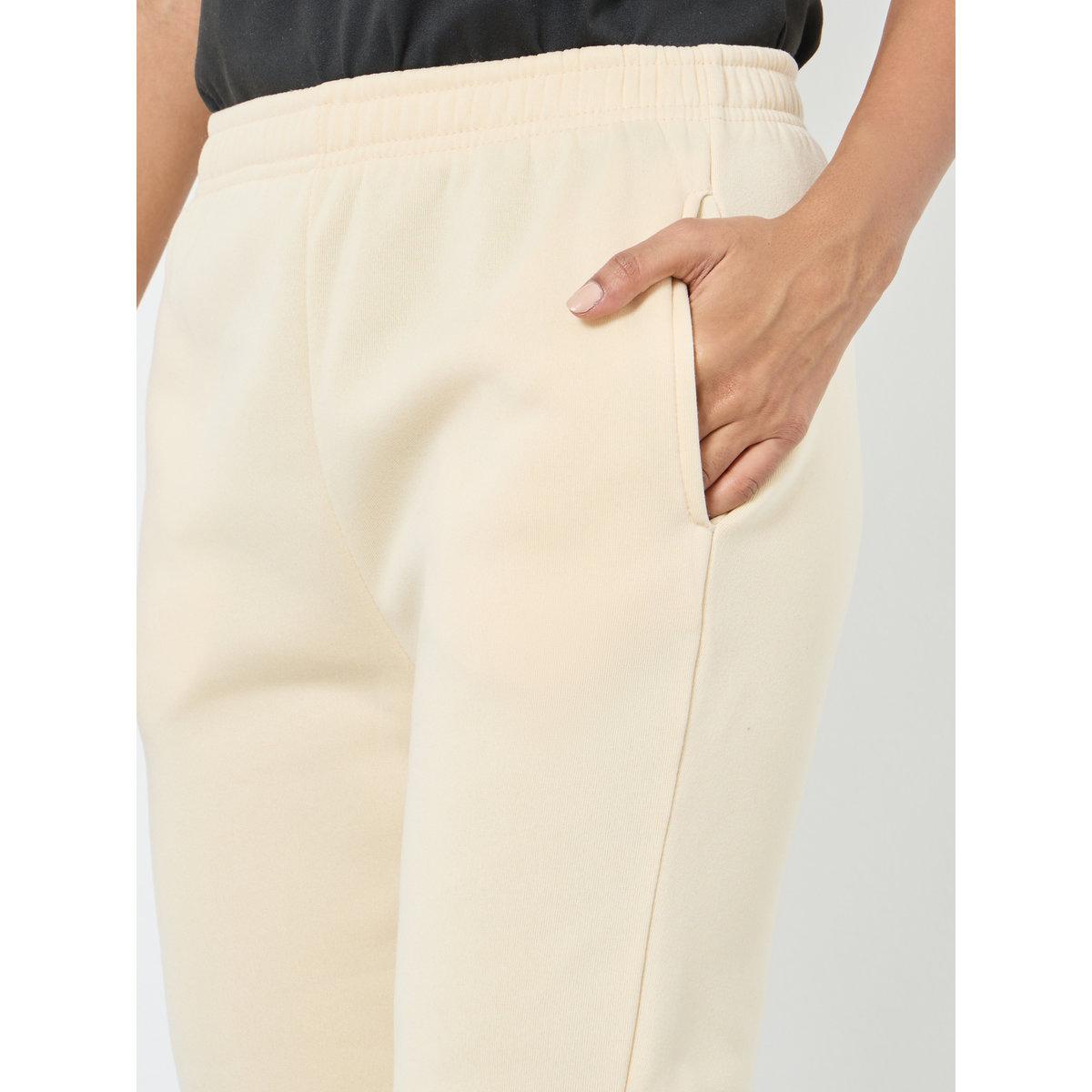 Styli Beige Relaxed Fit Joggers-women-clothing-bottoms-joggers-image-4