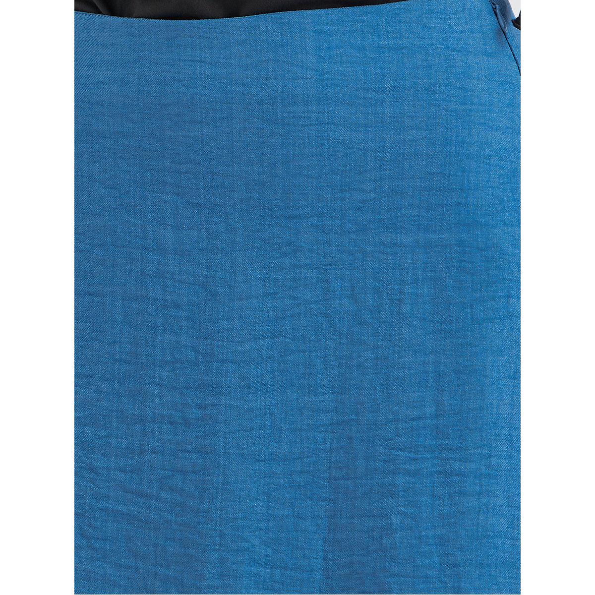 Styli Blue Solid A-Line Midi Skirts-women-clothing-bottoms-skirts-image-3