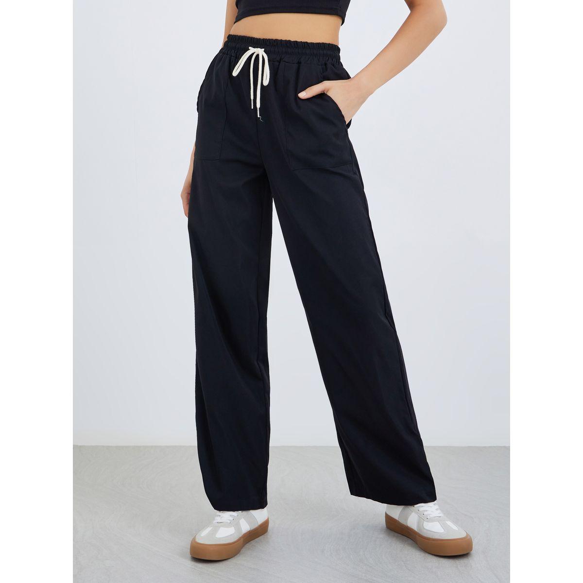 بنطال كارجو سادة بأربطة-women-clothing-bottoms-joggers-image-3