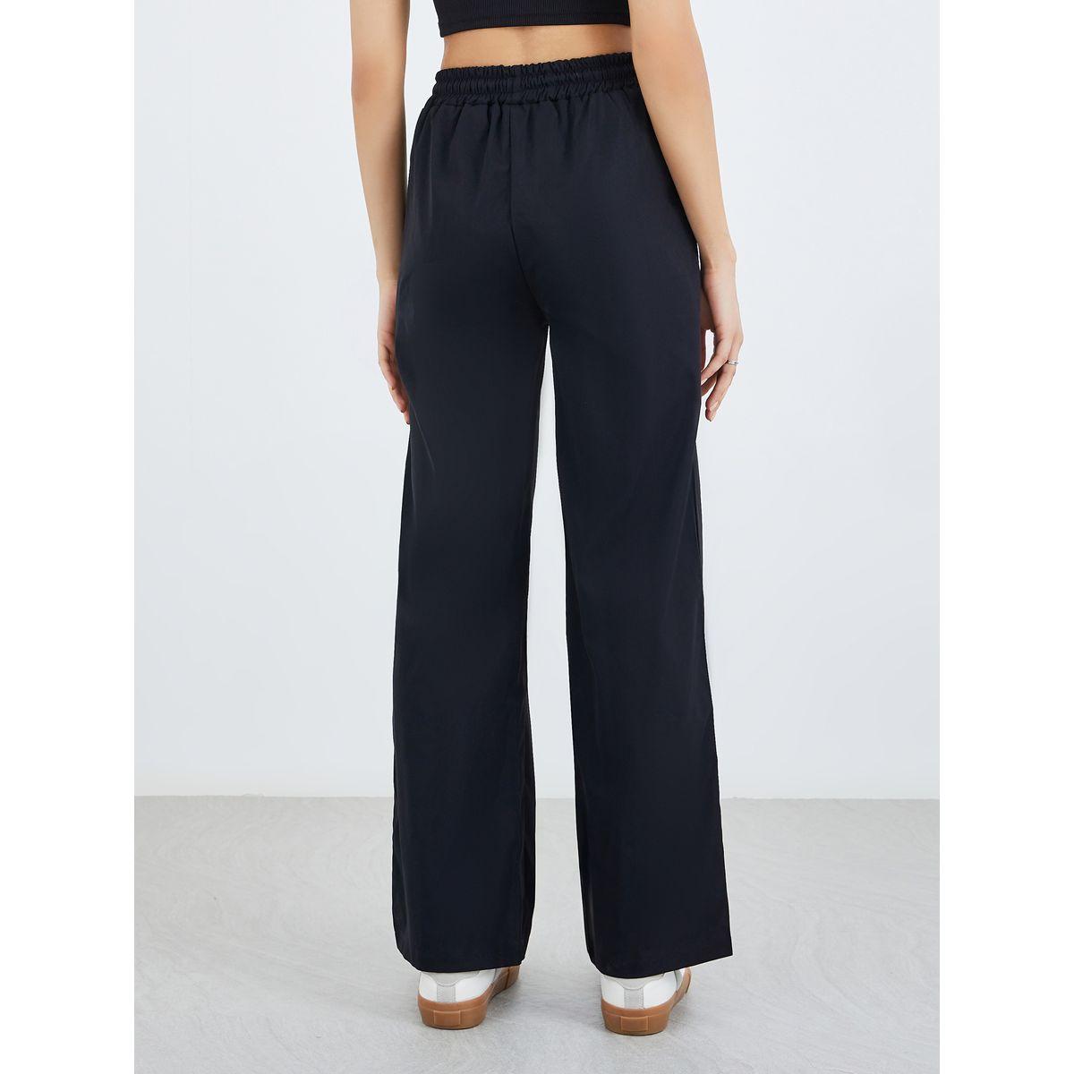 Styli Solid Drawstring Cargo Pants-women-clothing-bottoms-joggers-image-4