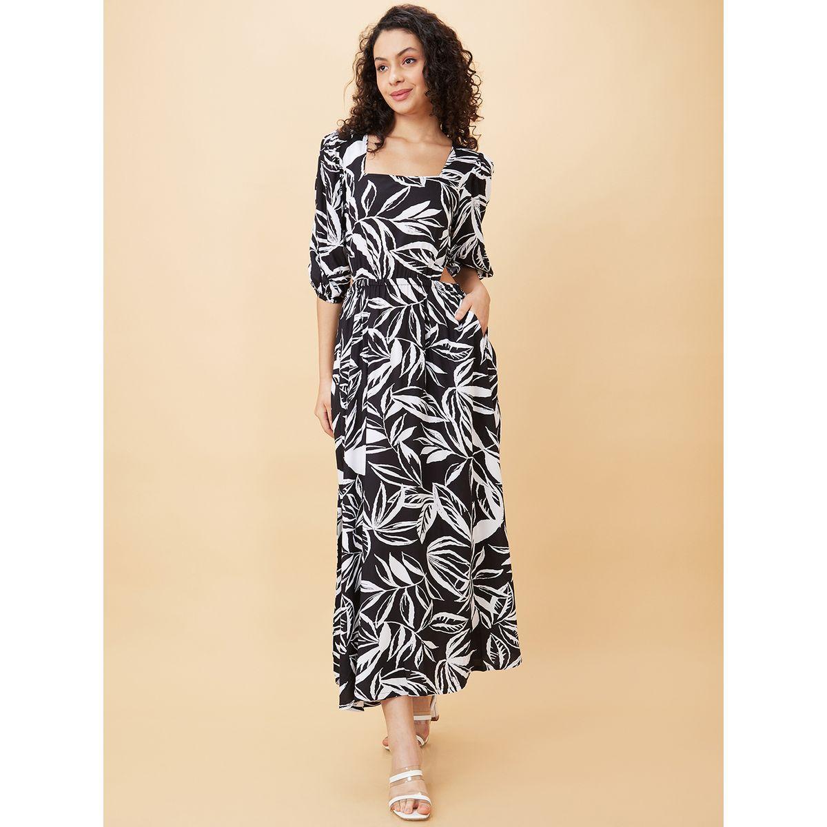 فستان طويل مطبع بالكامل مع حافة واسعة-women-clothing-dresses-image-6