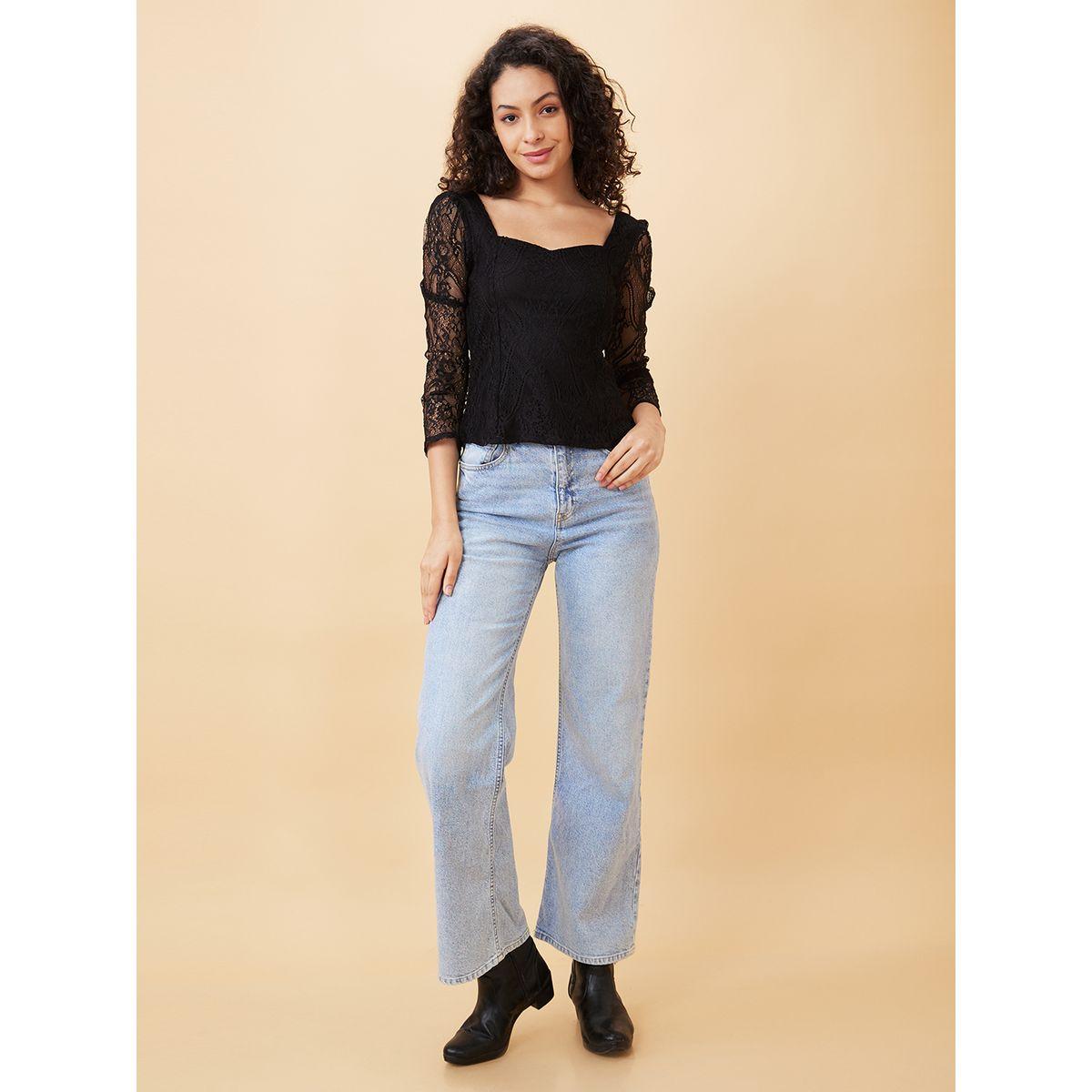 بلوزة بياقة على شكل قلب وأكمام منفوخة-women-clothing-shirtsandblouses-blouses-image-6