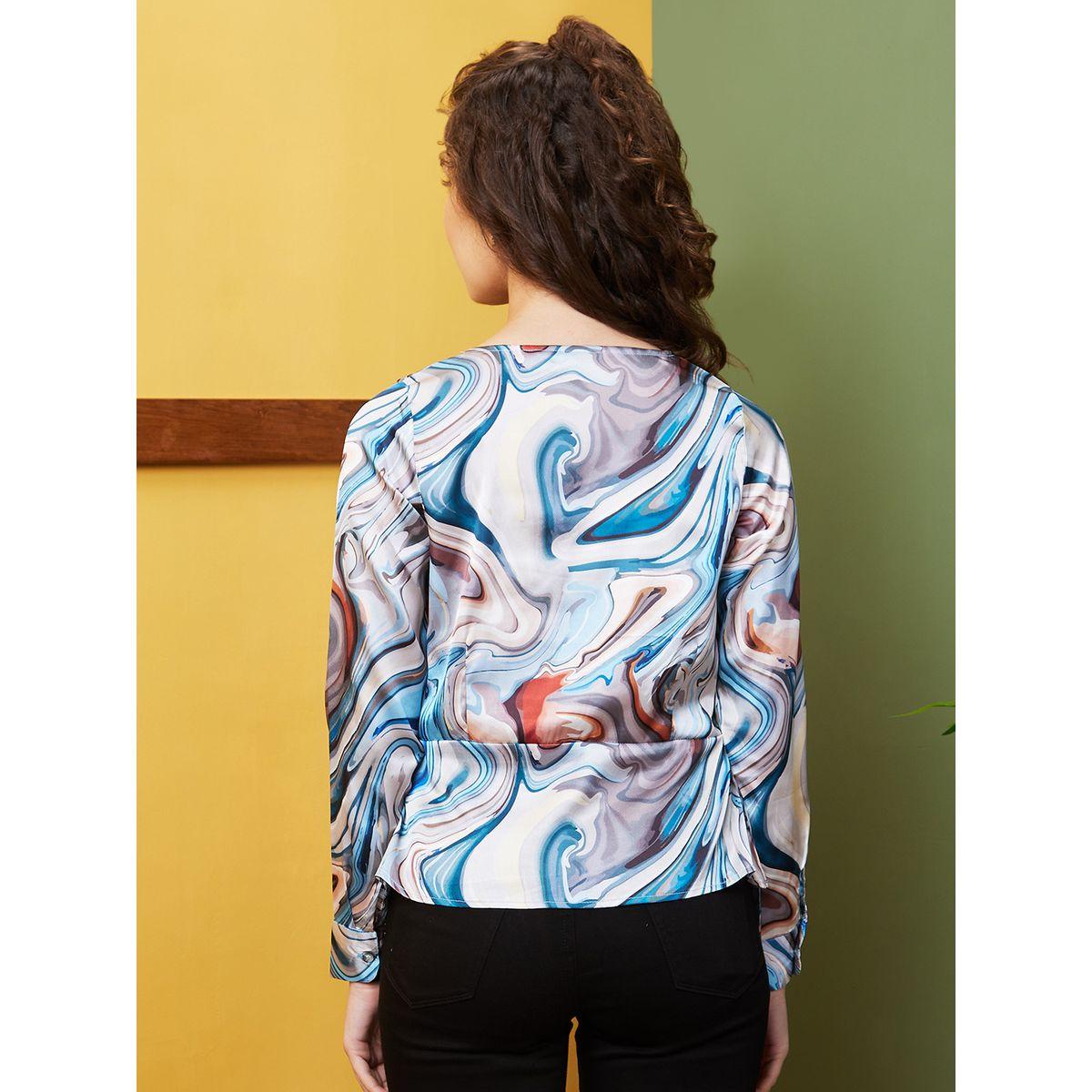 بلوزة بنمط لف وأكمام طويلة-women-clothing-shirtsandblouses-blouses-image-3