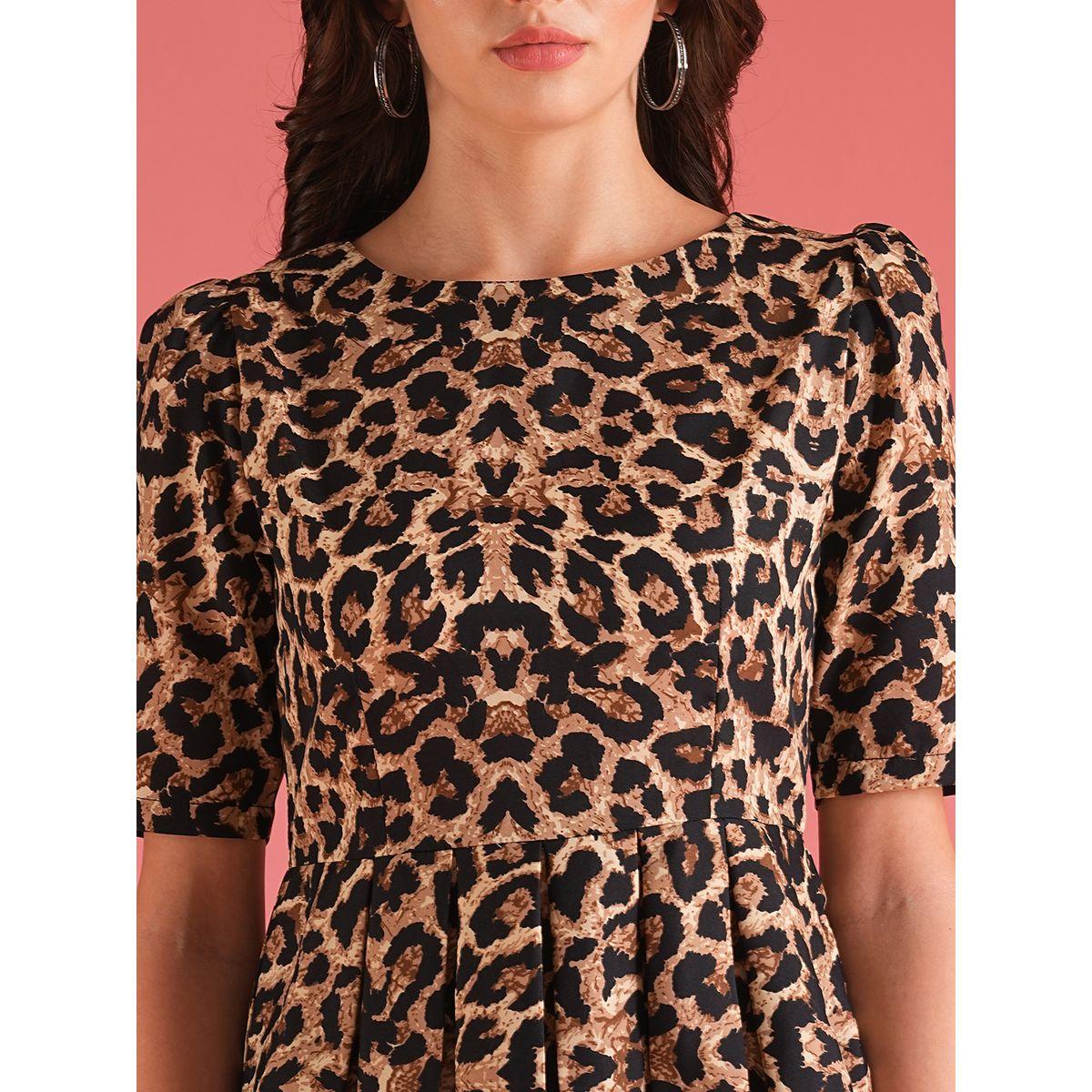 بلوزة بيبلوم بطبعة حيوان وأكمام منفوخة-women-clothing-shirtsandblouses-blouses-image-4