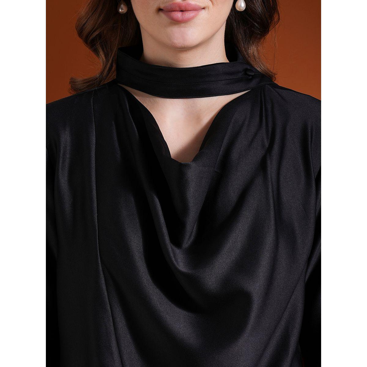 Globus Solid Satin Cowl Neck Top-women-clothing-shirtsandblouses-blouses-image-4
