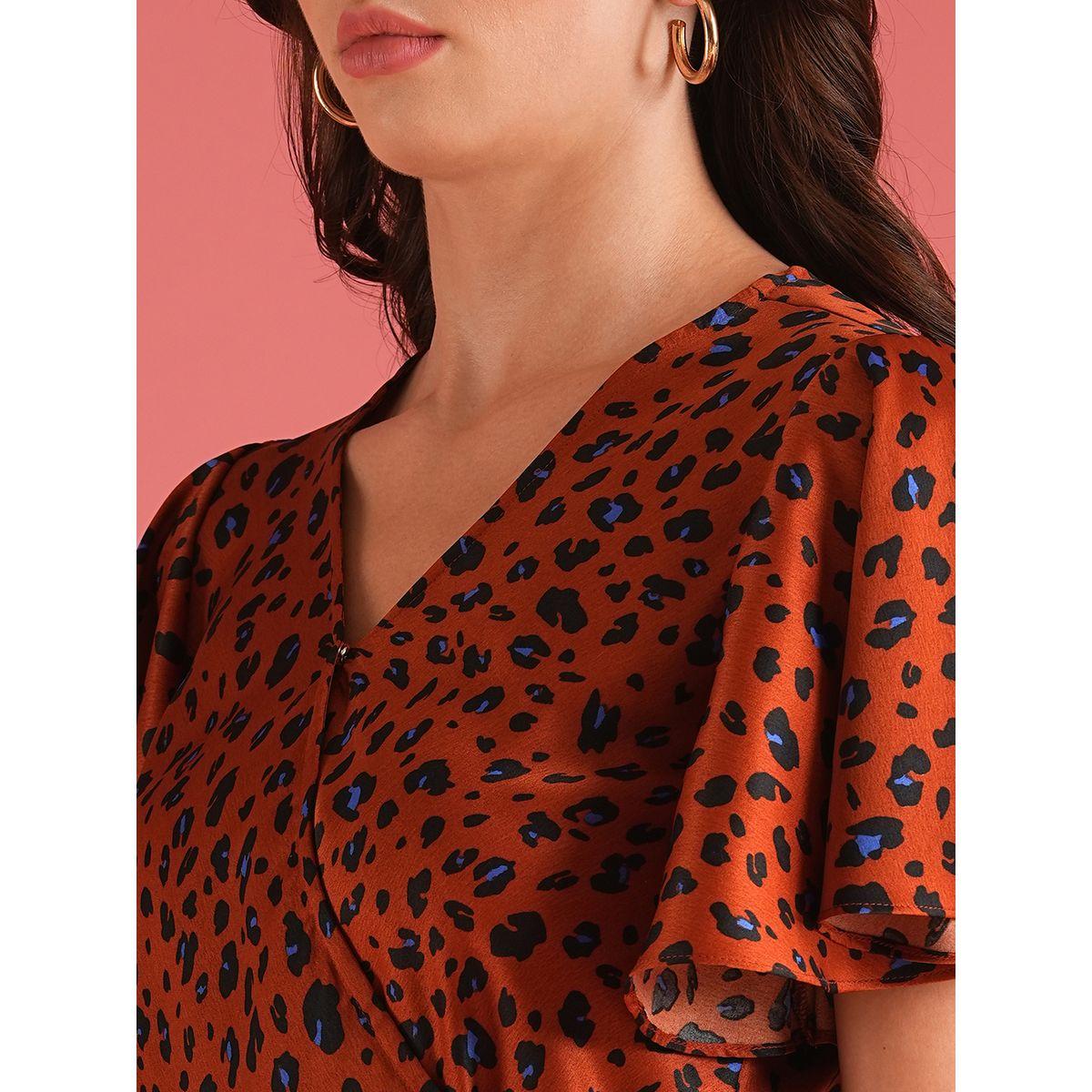 بلوزة بطبعة حيوان ونمط لف مع أكمام واسعة-women-clothing-shirtsandblouses-blouses-image-4