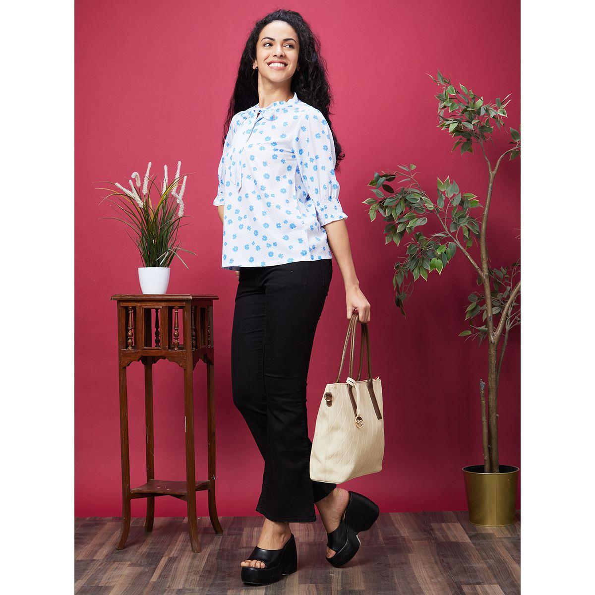 بلوزة بطبعة زهور وياقة بأربطة-women-clothing-shirtsandblouses-blouses-image-5