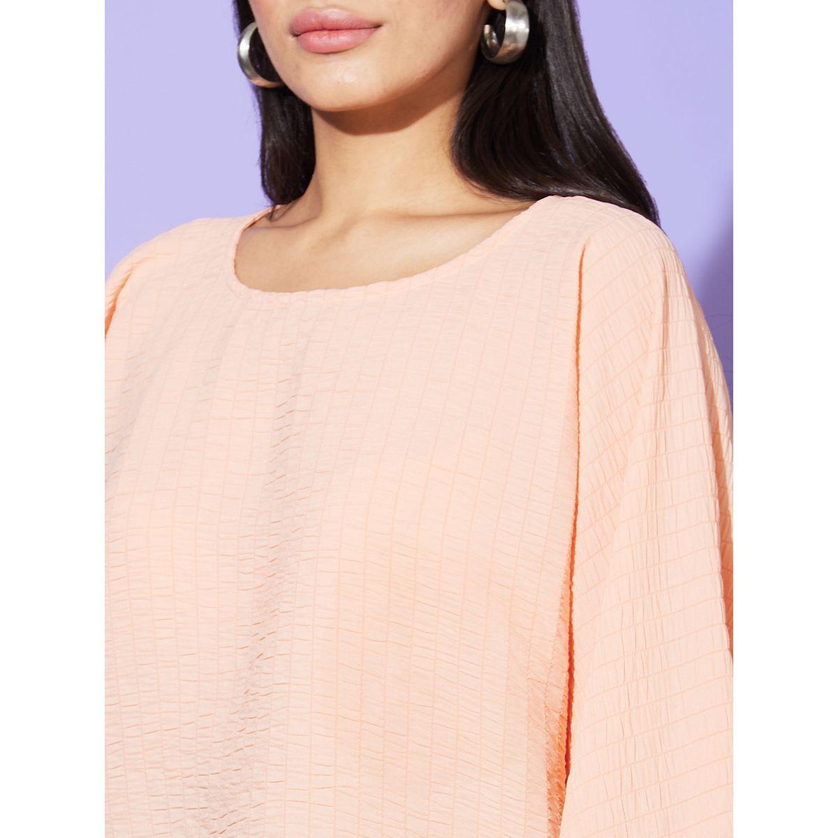 بلوزة بقصة بوكسي وياقة دائرية-women-clothing-shirtsandblouses-blouses-image-4