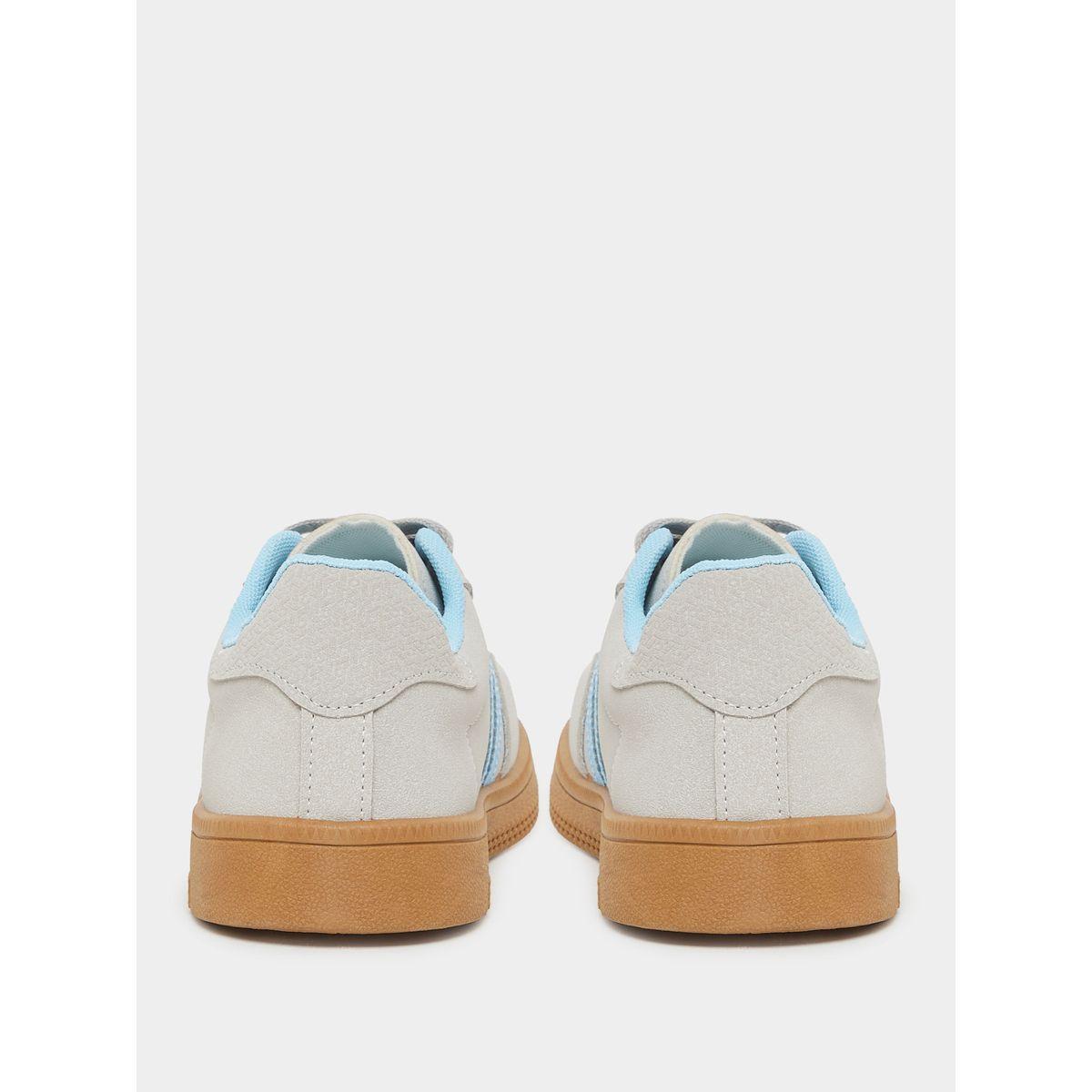 Styli Striped Lace Up Flatform Sneakers-women-shoes-sneakers-image-4