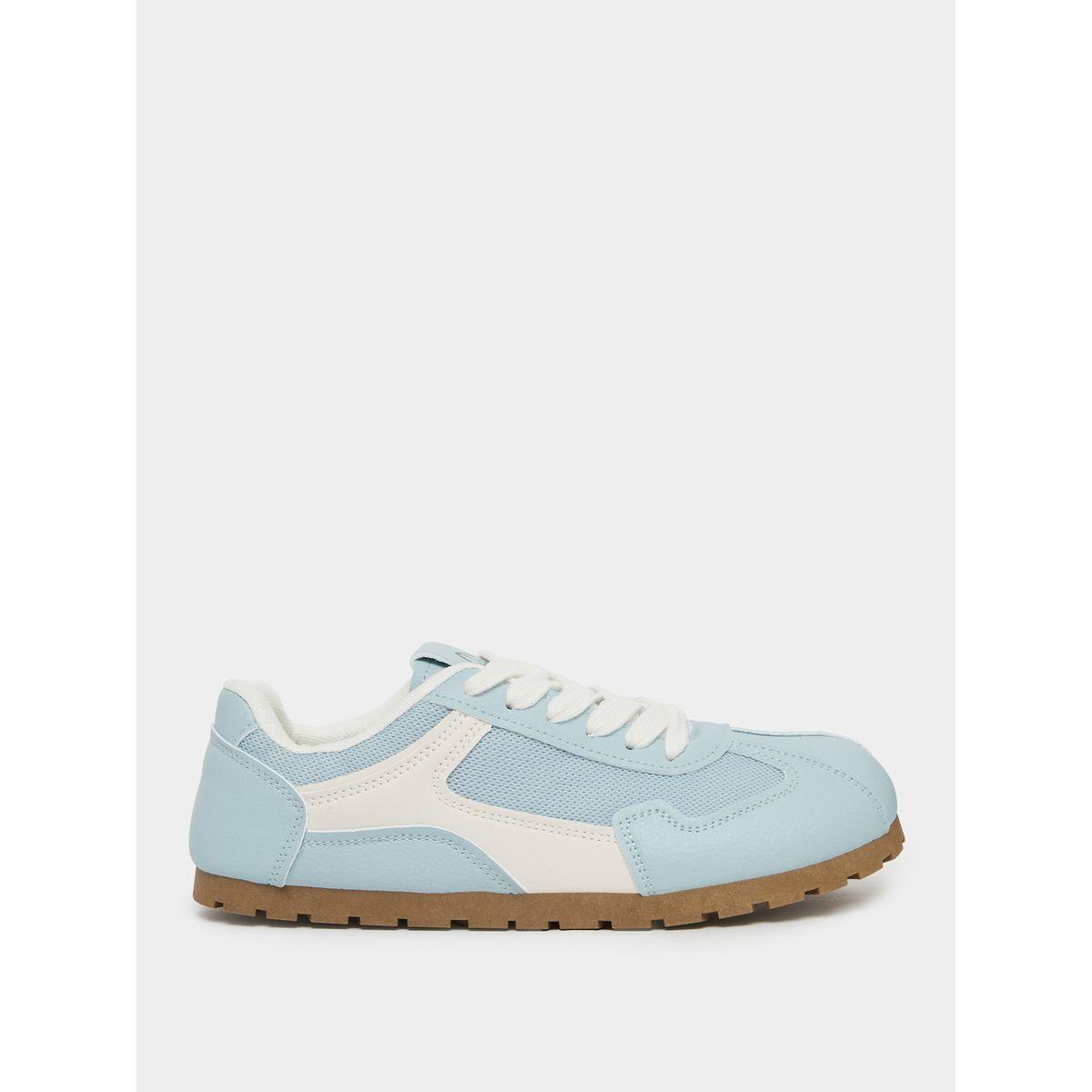 Styli Color Block Lace Up Sneakers-women-shoes-sneakers-image-1