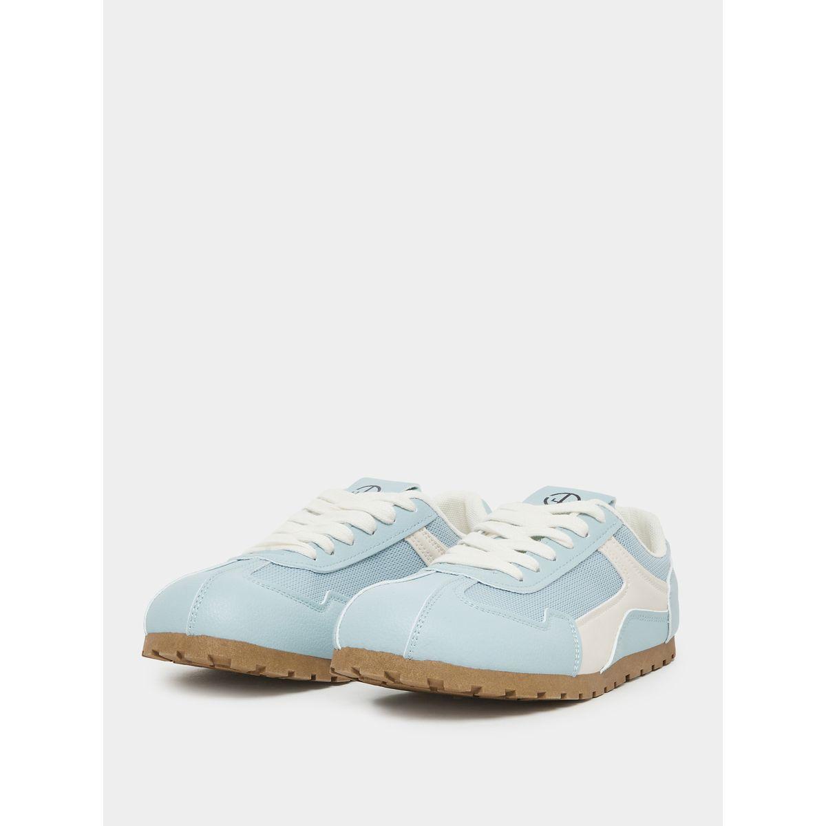 Styli Color Block Lace Up Sneakers-women-shoes-sneakers-image-2