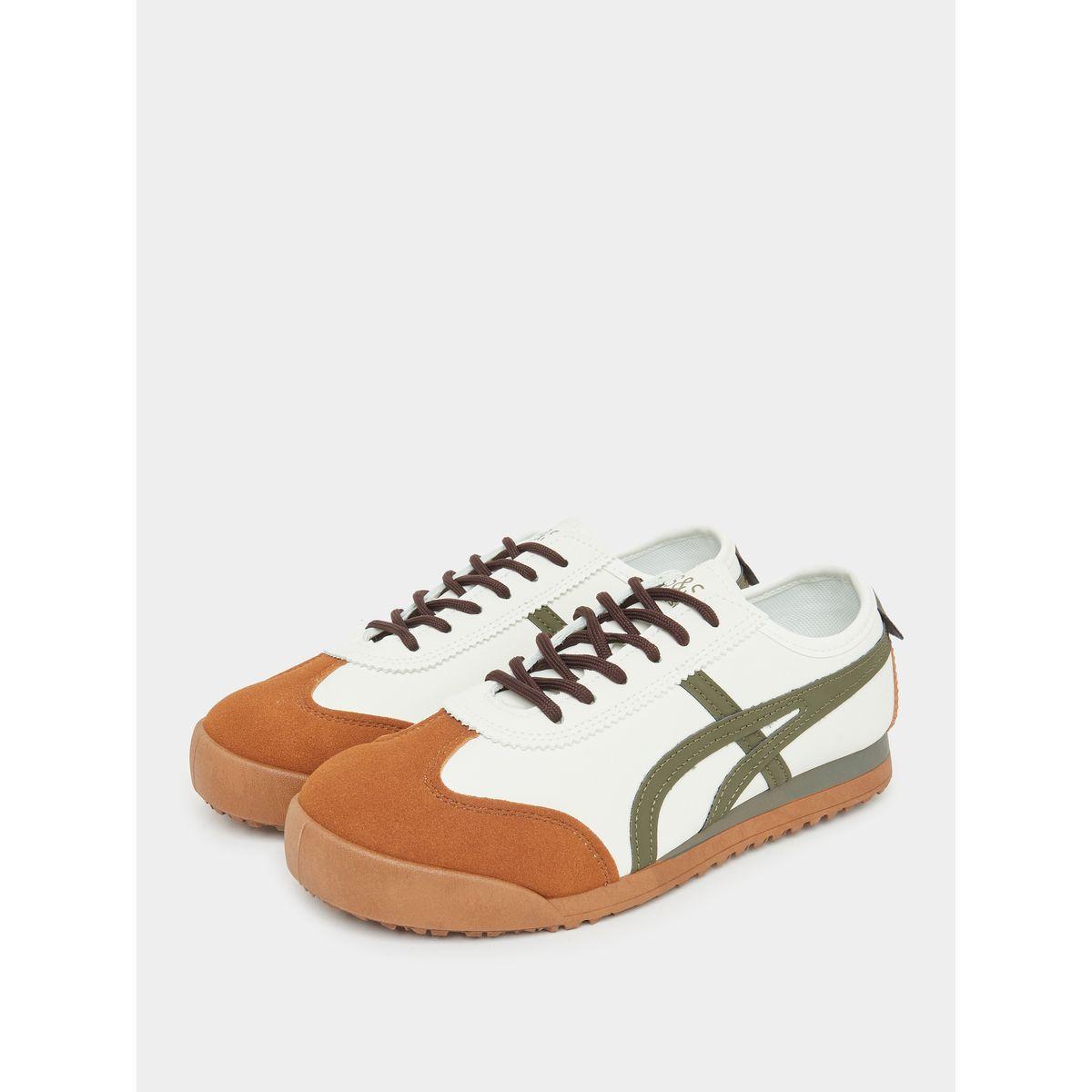 Styli Side Stripes Color Block Lace Up Sneakers-women-shoes-sneakers-image-2