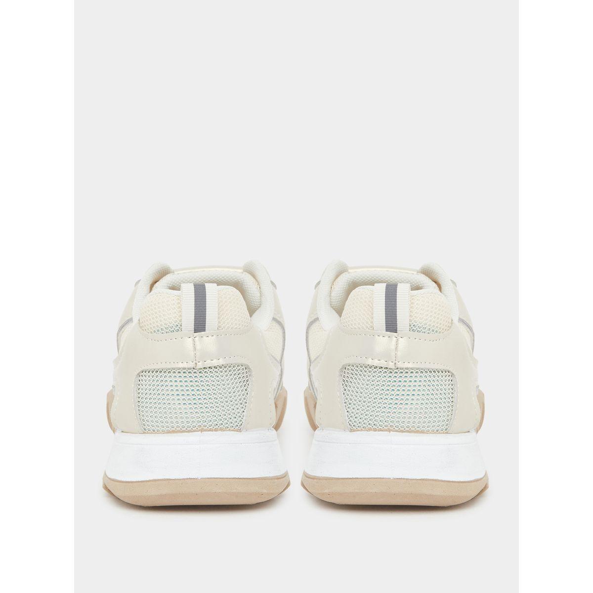 Styli Panelled Lace Up Sneakers-women-shoes-sneakers-image-4