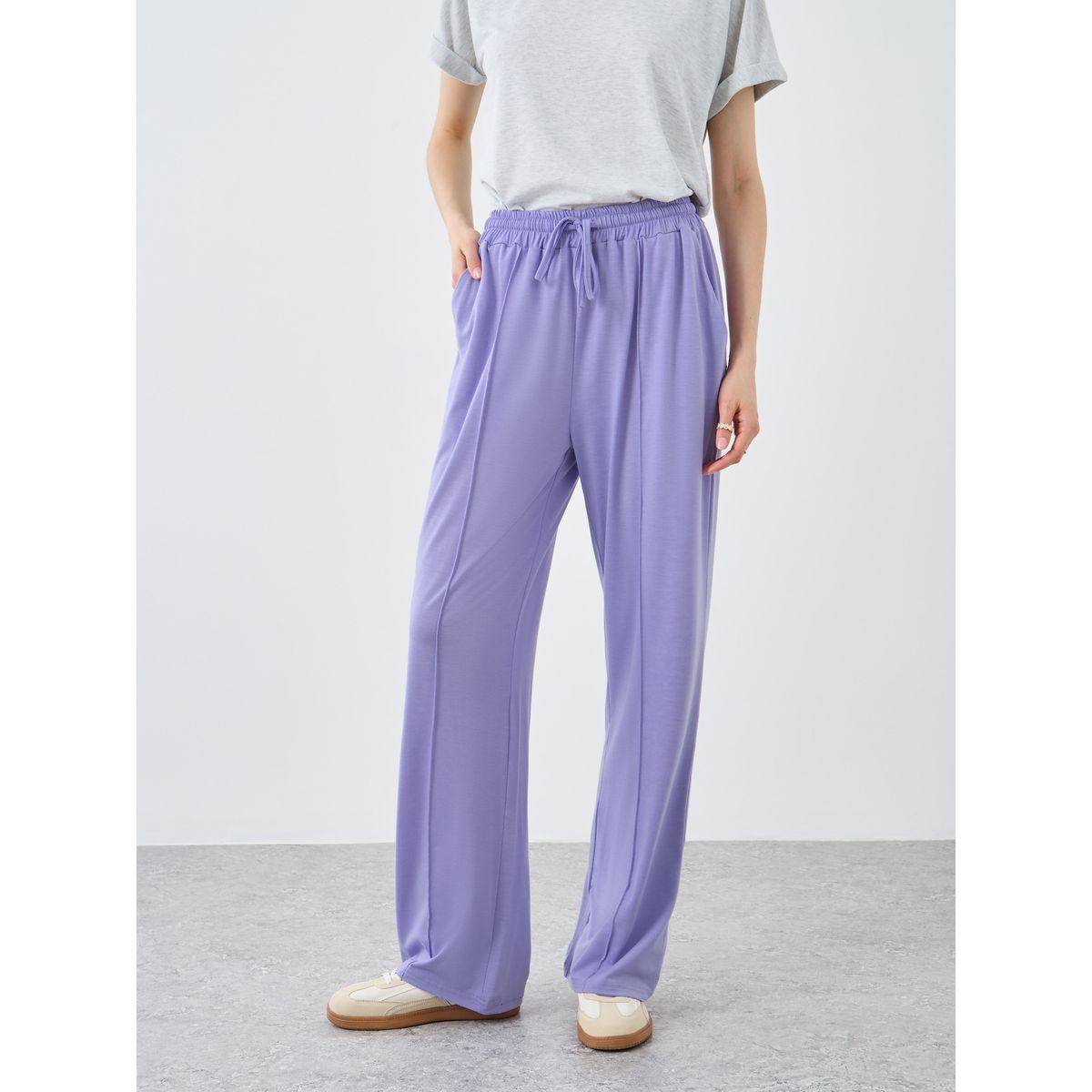 جوغر سادة بقصة أرجل مستقيمة-women-clothing-bottoms-joggers-image-2